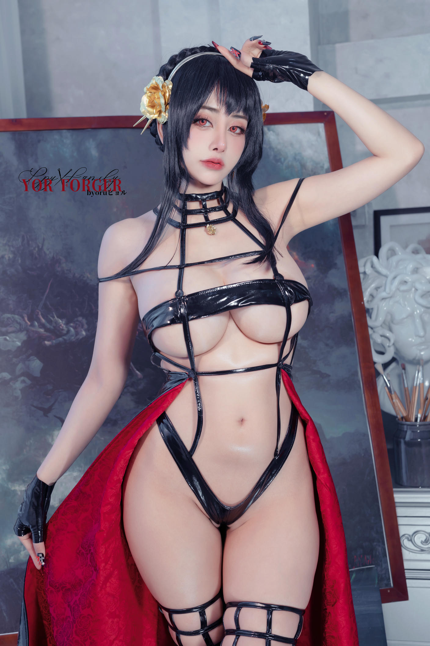 日本coser-Byoru NO.199 Yor Forger Set[48P-8V-581.3M]_第1集