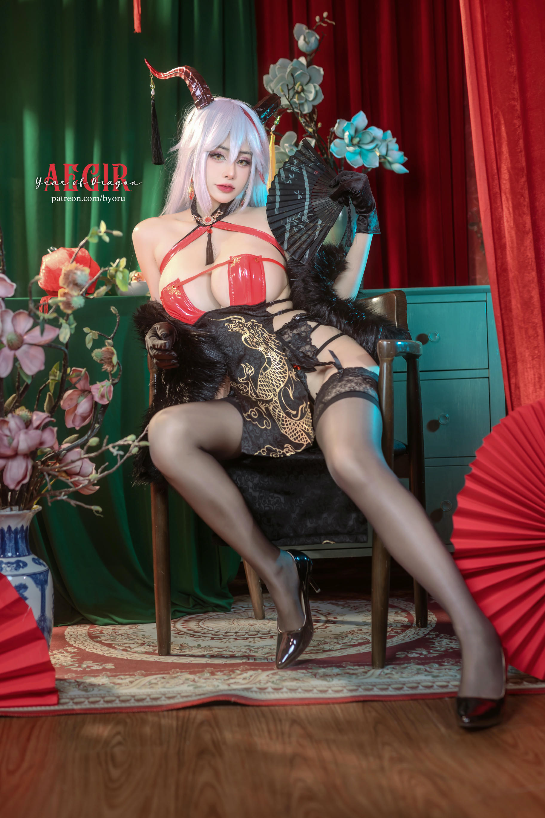 日本coser-Byoru NO.200 Aegir（碧蓝航线）[70P 7V 1.4GB]_第1集