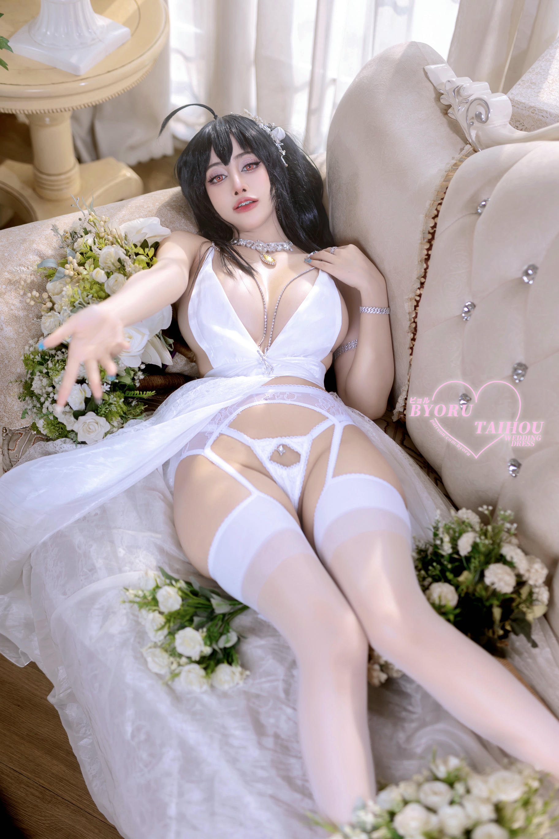 日本coser-Byoru NO.206 Taihou wedding dress [52P+8V／892MB]_第1集