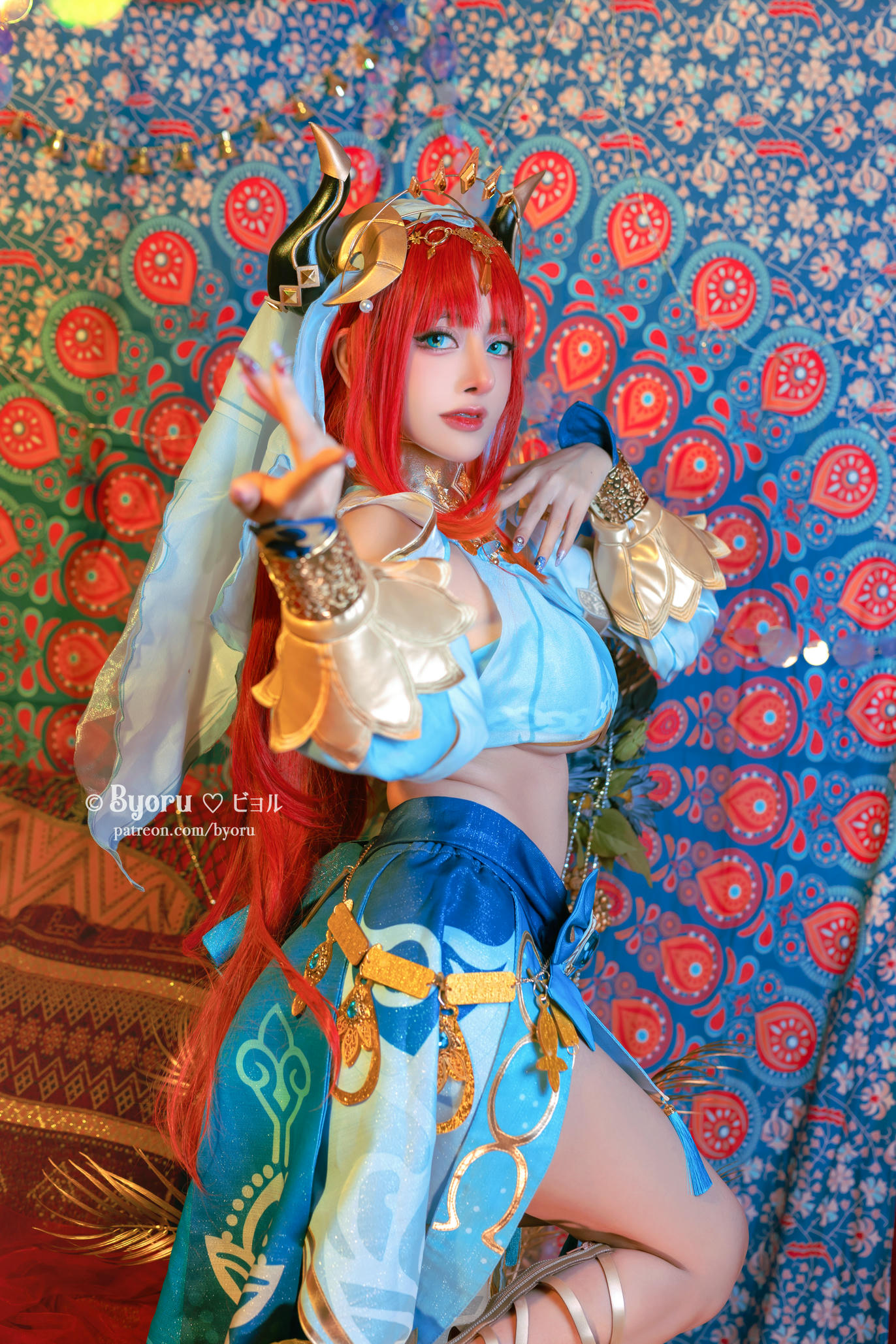 日本coser-Byoru NO.209 Genshin Impact Nilou [61P+11V／1.60GB]_第1集
