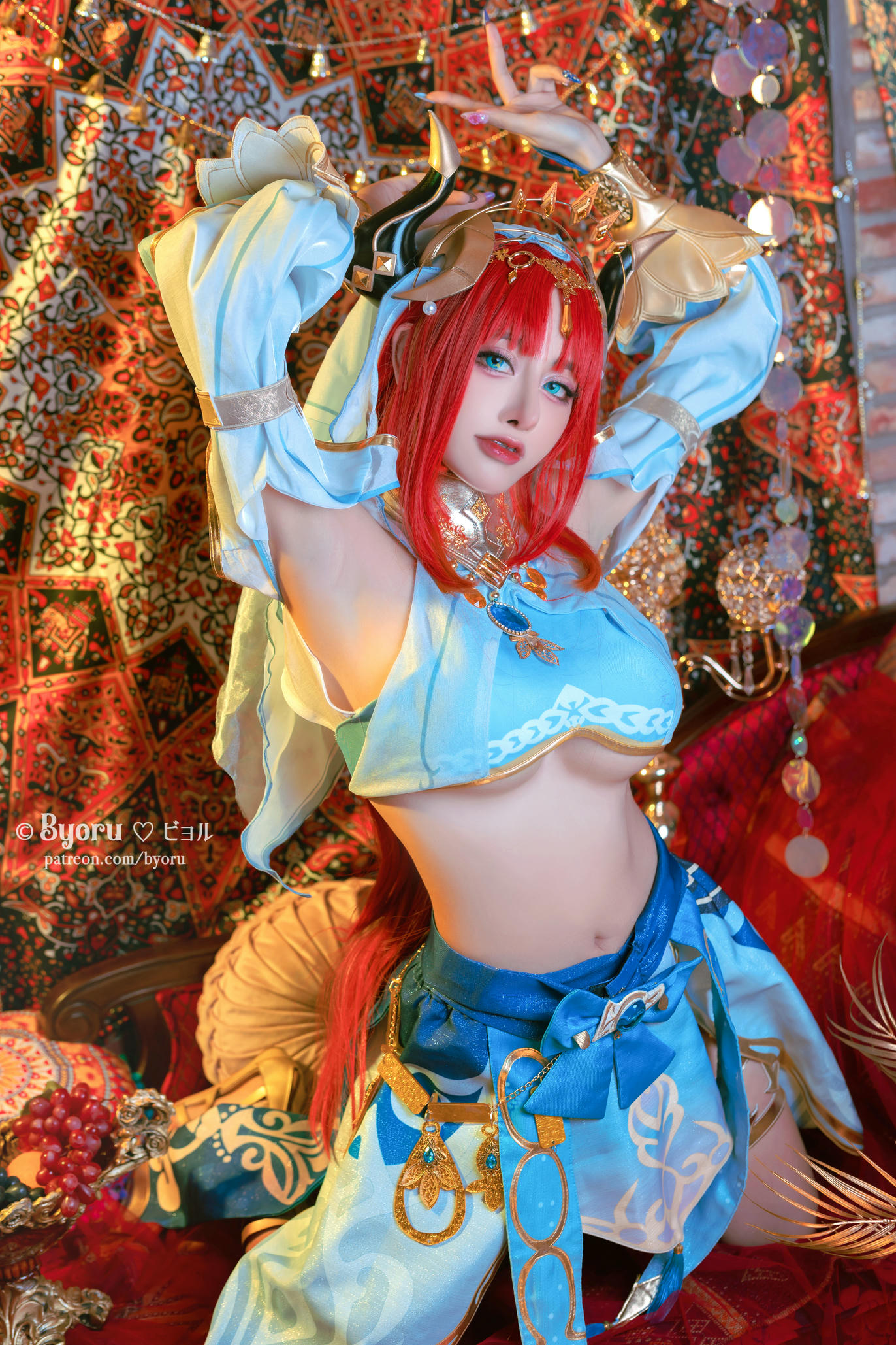 日本coser-Byoru NO.209 Genshin Impact Nilou [61P+11V／1.60GB]_第1集