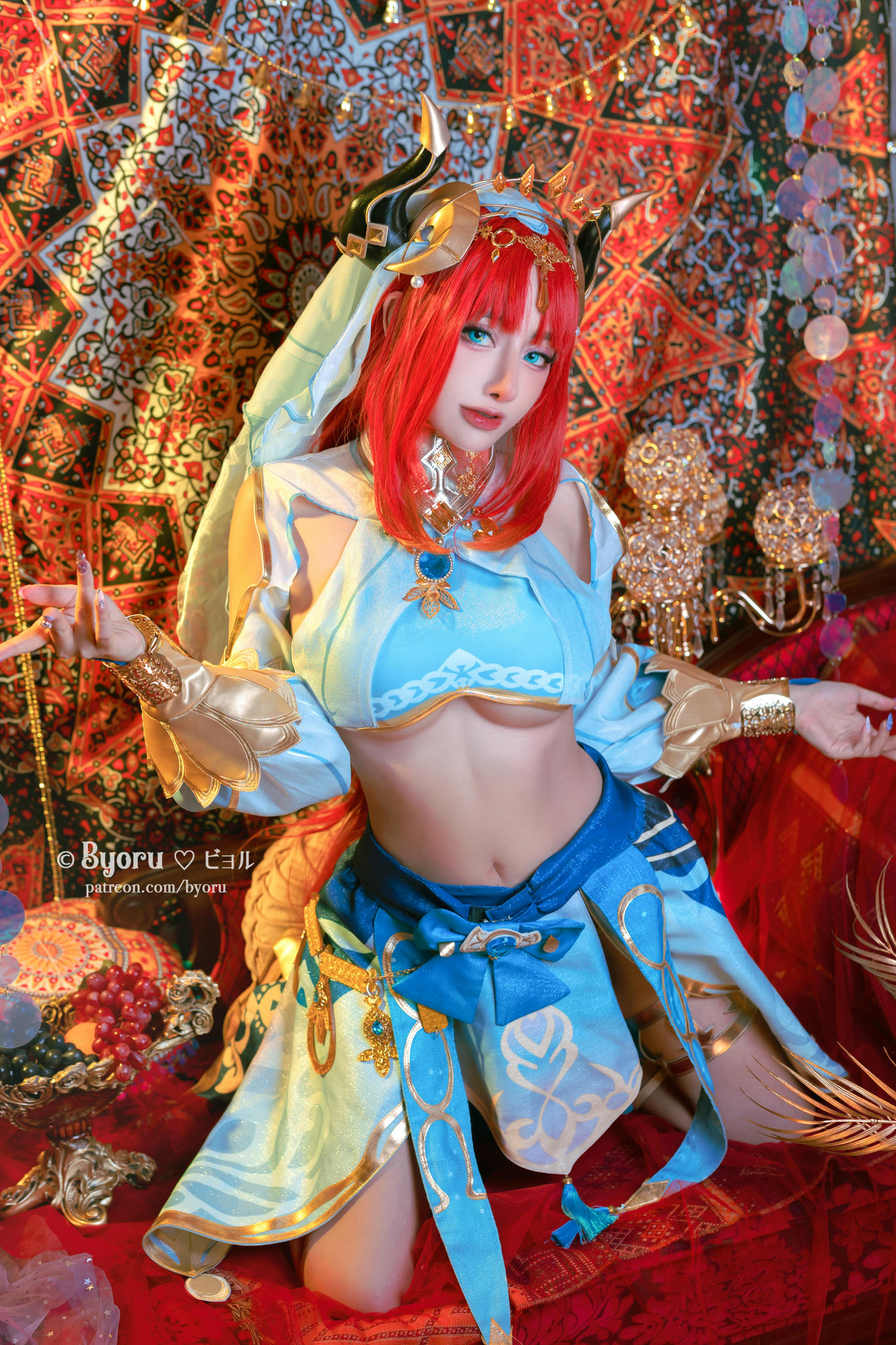 日本coser-Byoru NO.209 Genshin Impact Nilou [61P+11V／1.60GB]_第1集