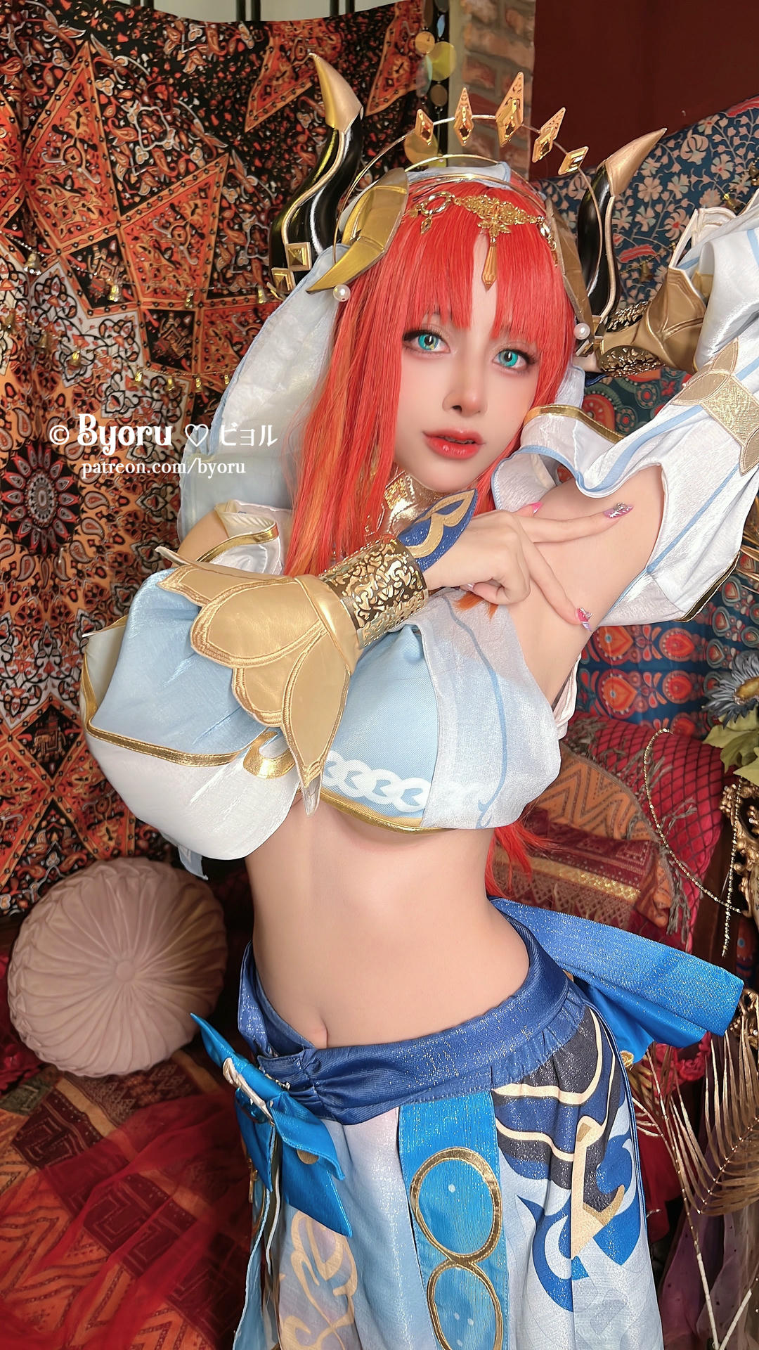 日本coser-Byoru NO.209 Genshin Impact Nilou [61P+11V／1.60GB]_第3集