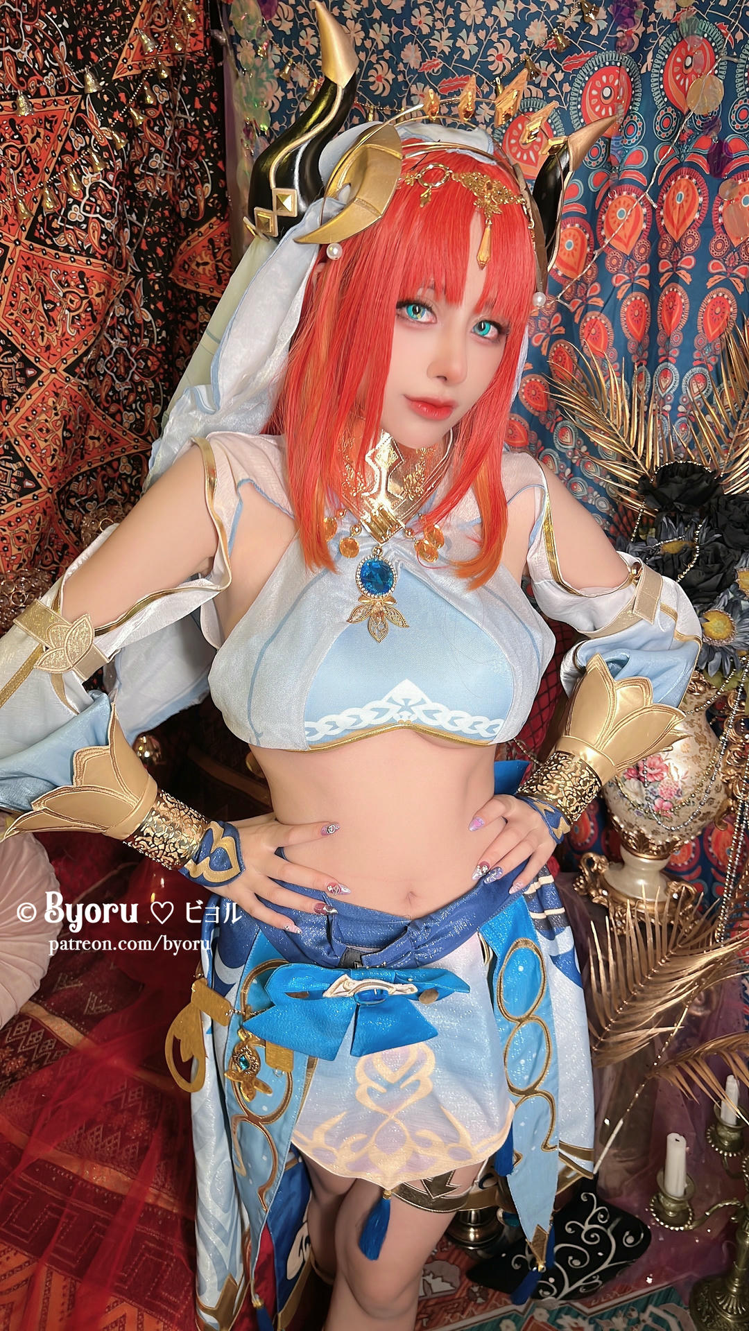 日本coser-Byoru NO.209 Genshin Impact Nilou [61P+11V／1.60GB]_第3集