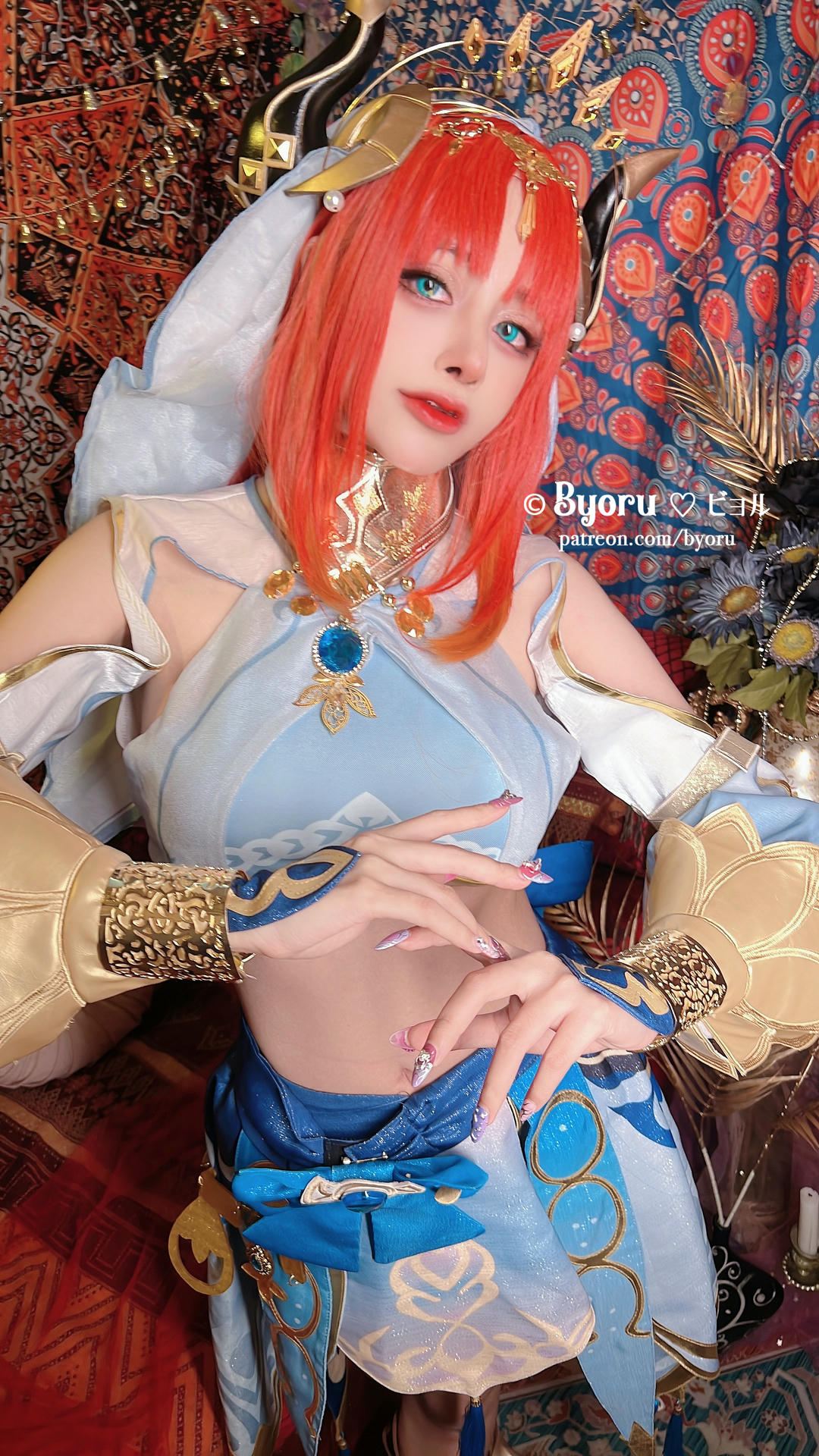 日本coser-Byoru NO.209 Genshin Impact Nilou [61P+11V／1.60GB]_第3集