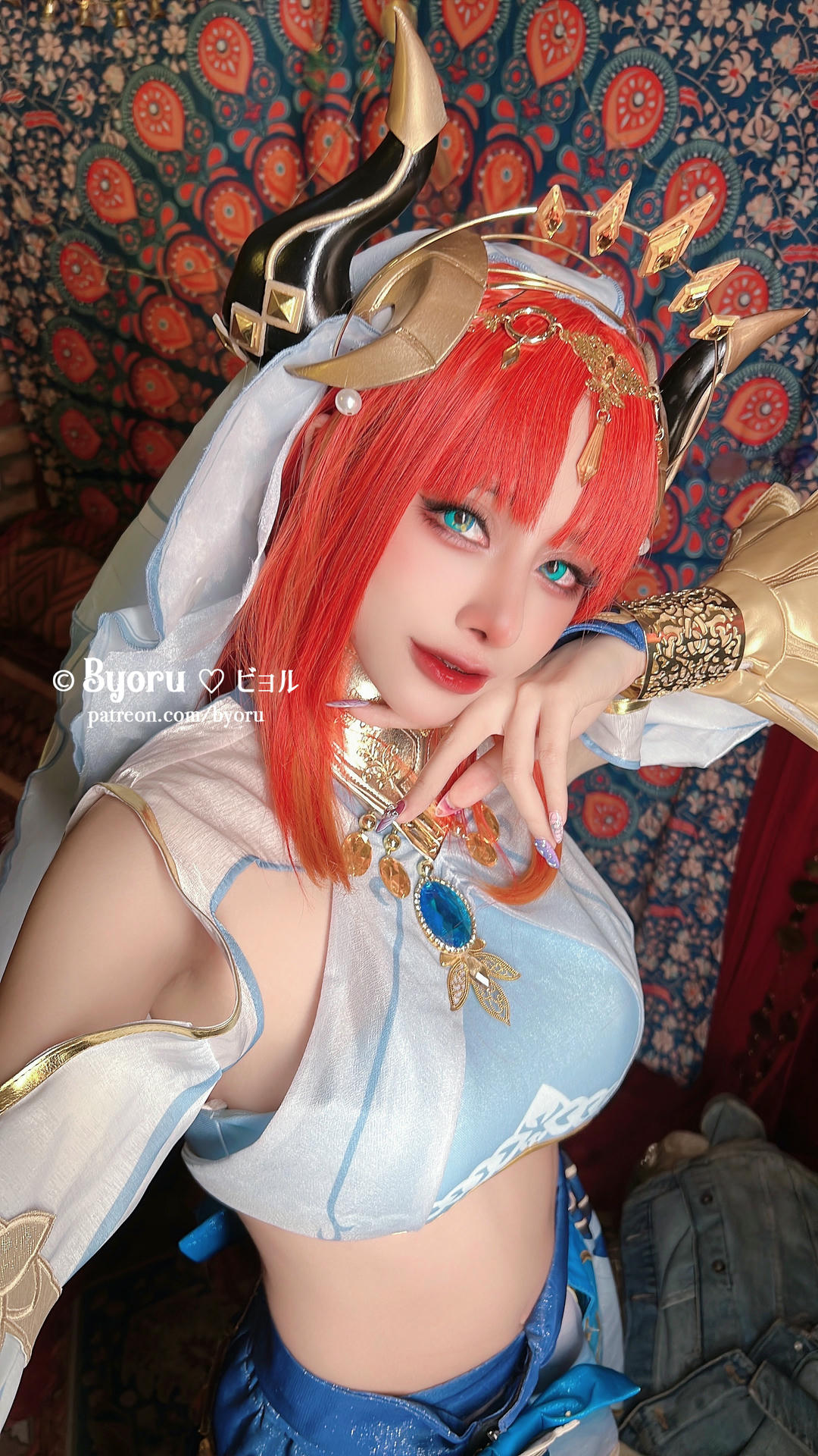 日本coser-Byoru NO.209 Genshin Impact Nilou [61P+11V／1.60GB]_第3集