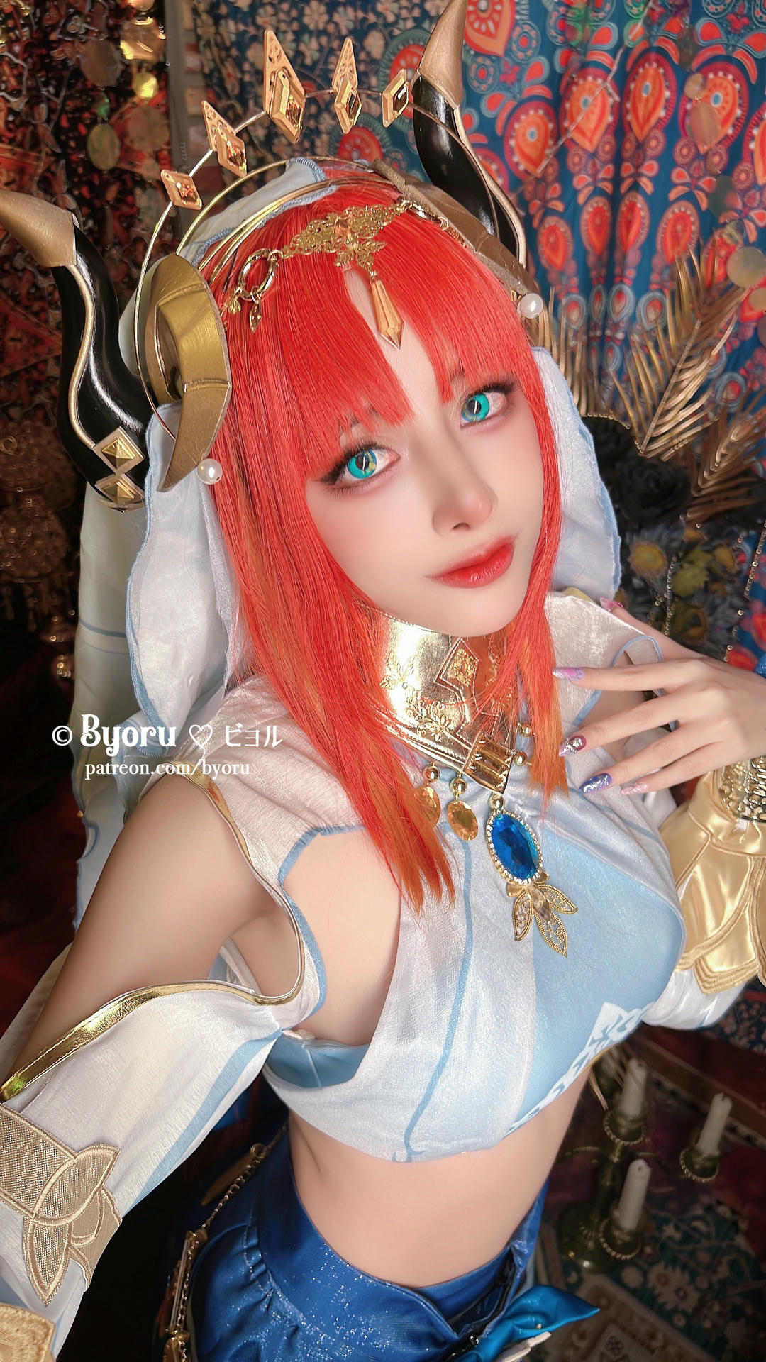 日本coser-Byoru NO.209 Genshin Impact Nilou [61P+11V／1.60GB]_第3集