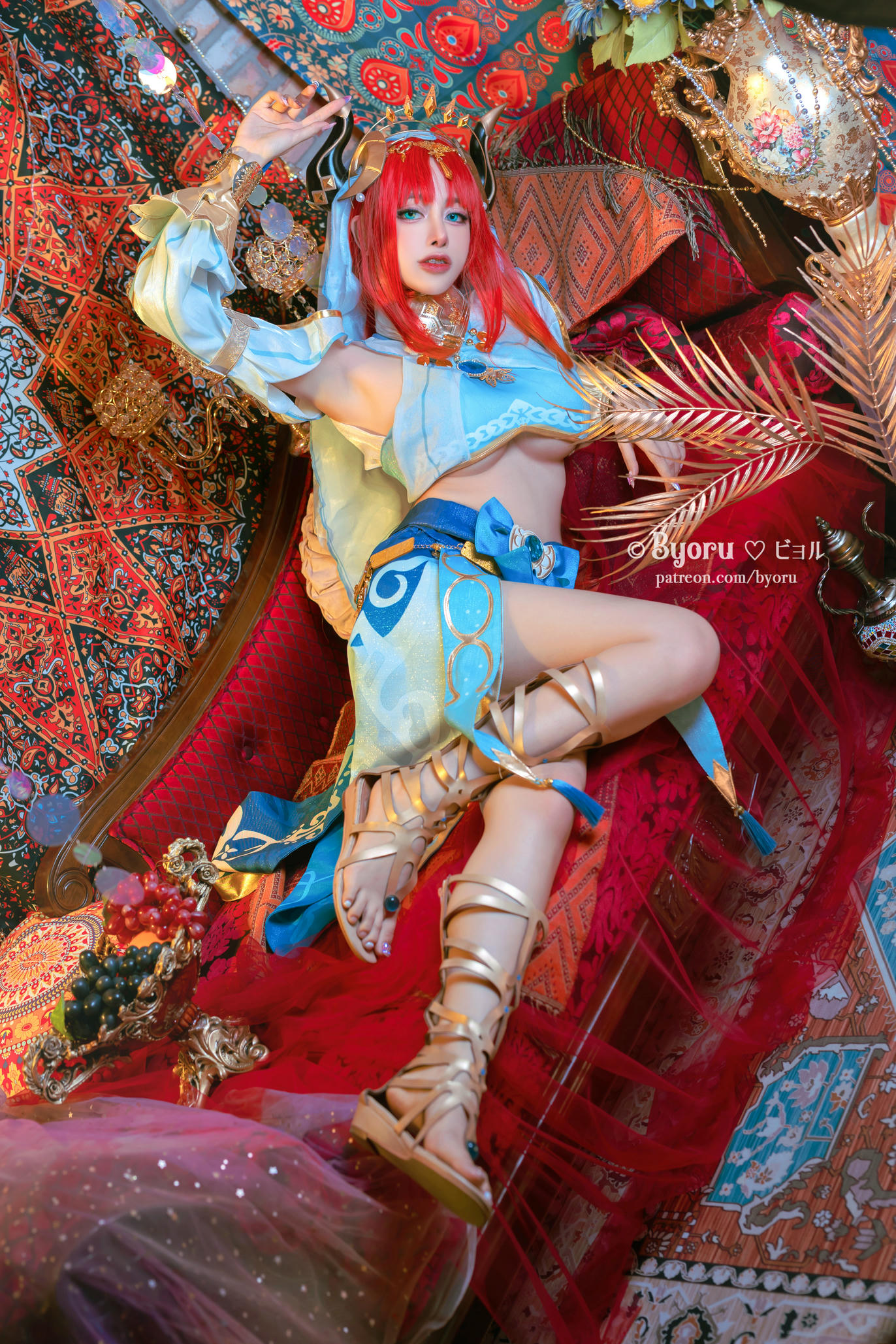 日本coser-Byoru NO.209 Genshin Impact Nilou [61P+11V／1.60GB]_第1集