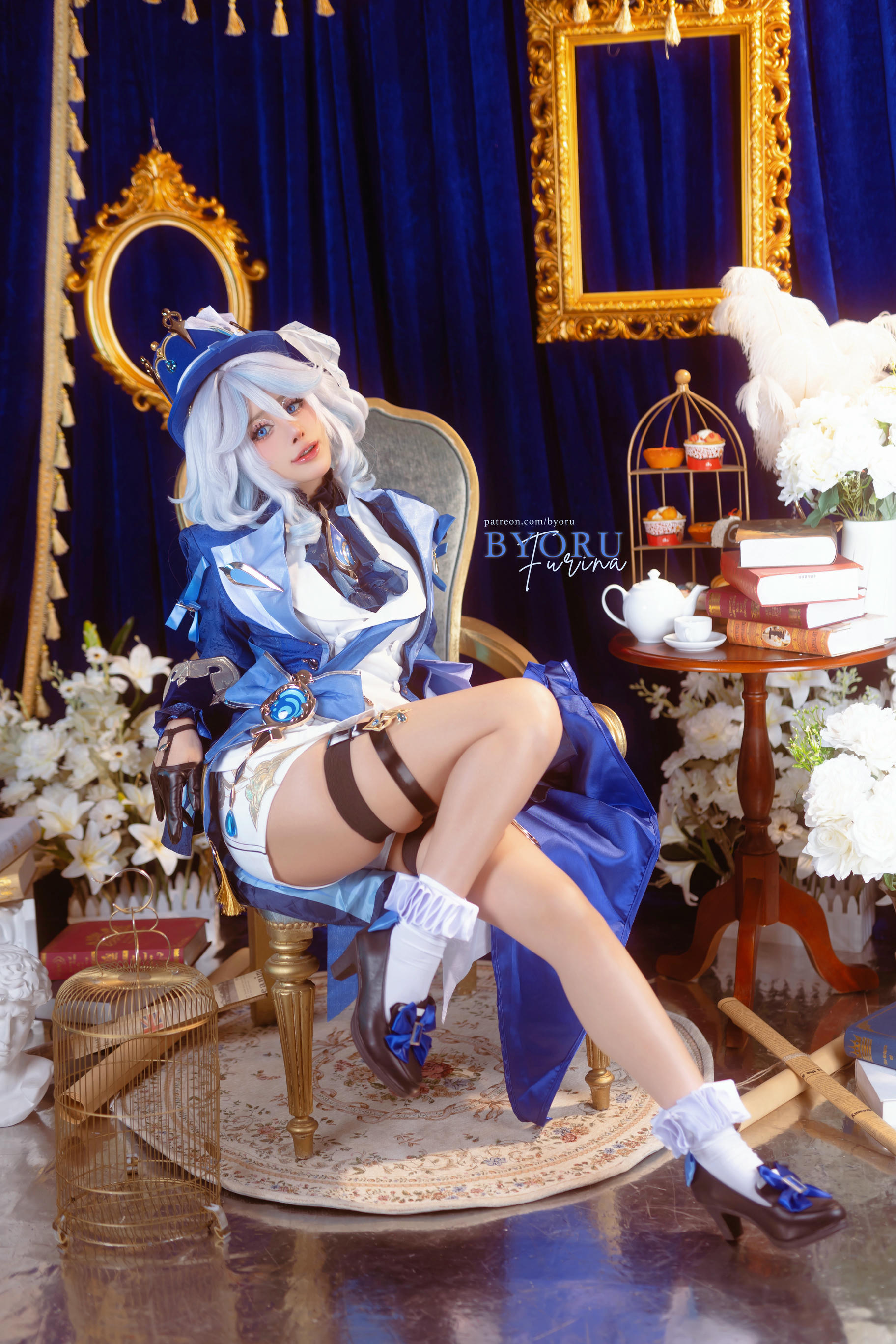 日本coser-Byoru NO.217 Furina & Honkai Star Rail [58P+8V／1.69GB]-Furina HD_第1集