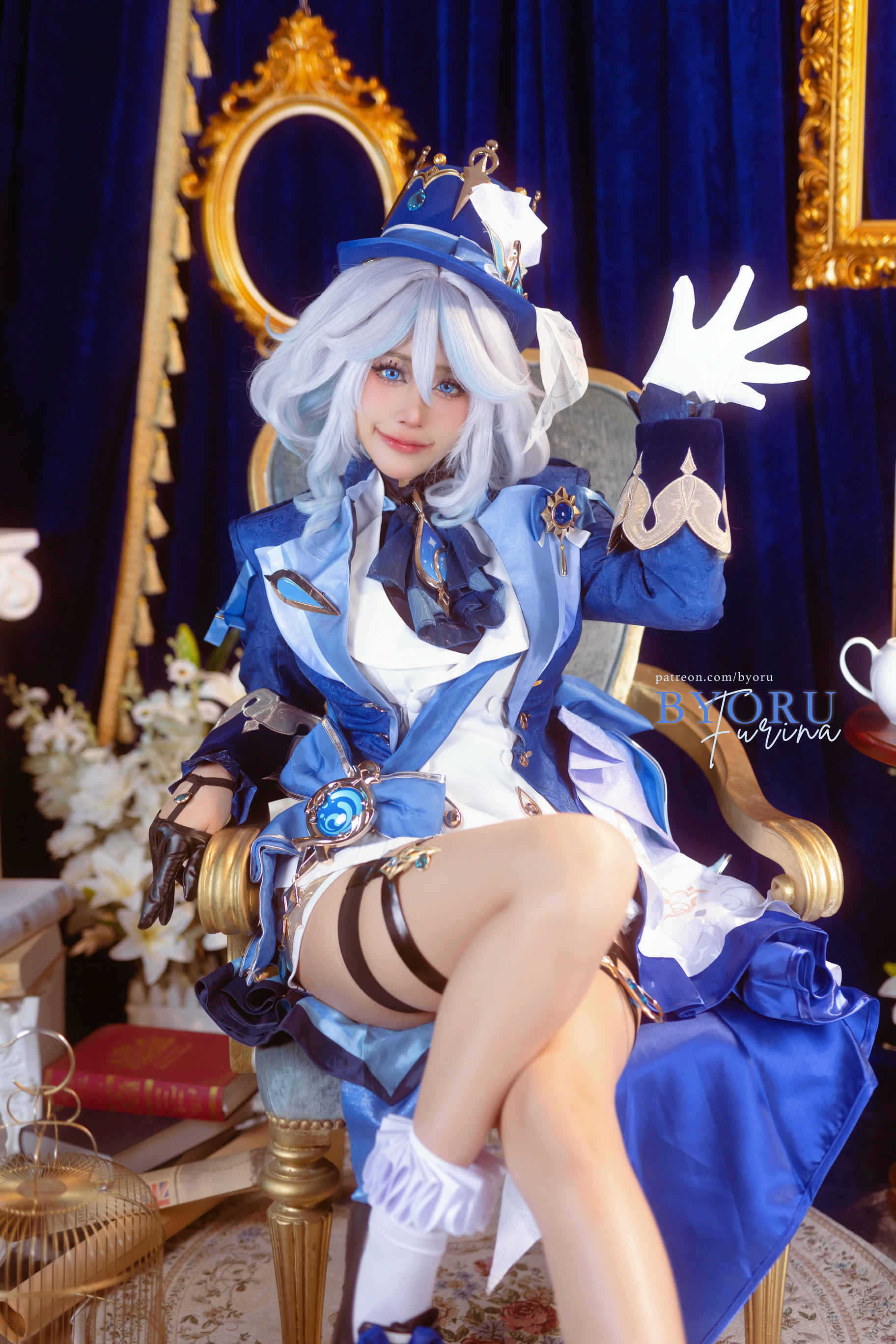 日本coser-Byoru NO.217 Furina & Honkai Star Rail [58P+8V／1.69GB]-Furina HD_第1集