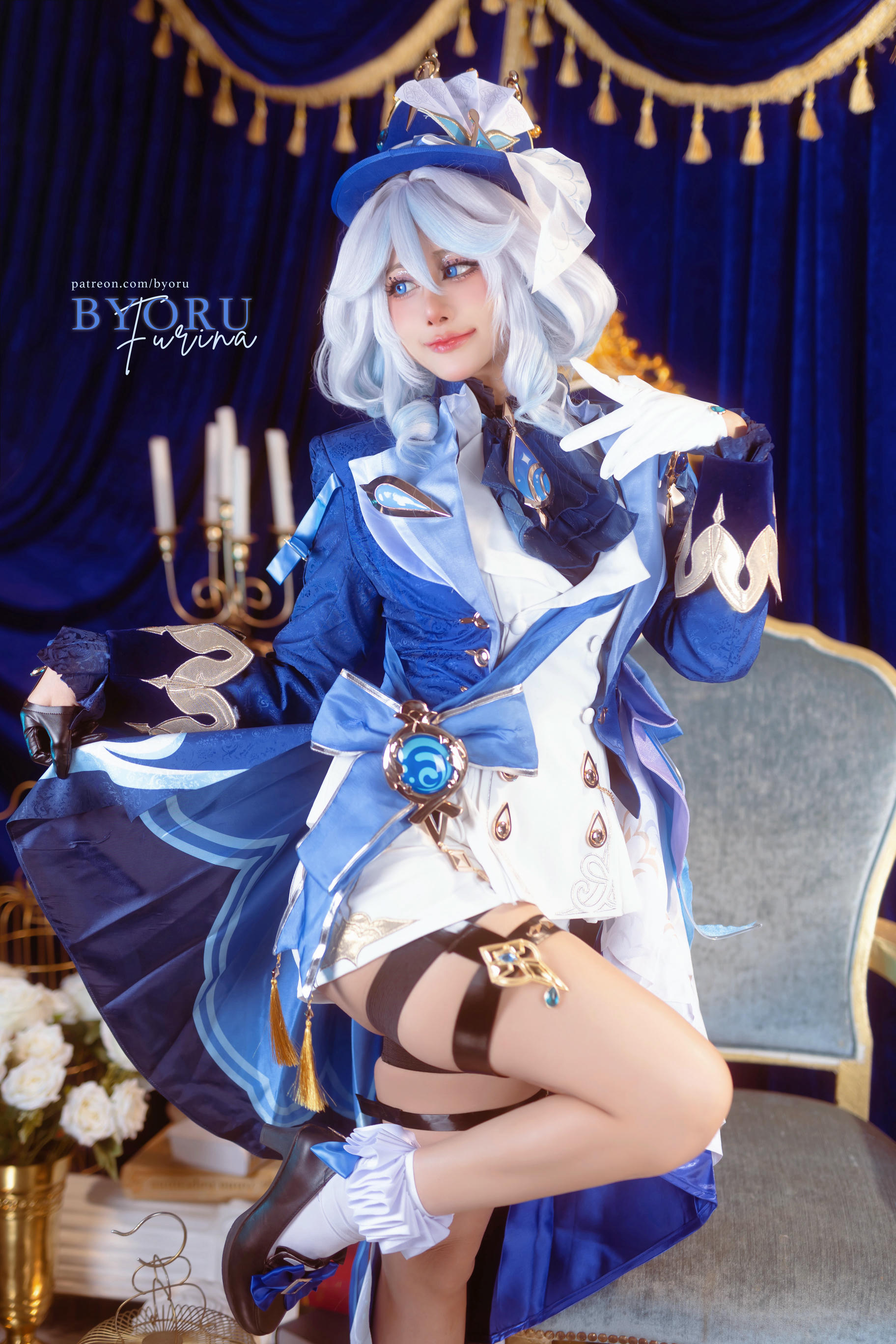 日本coser-Byoru NO.217 Furina & Honkai Star Rail [58P+8V／1.69GB]-Furina HD_第1集