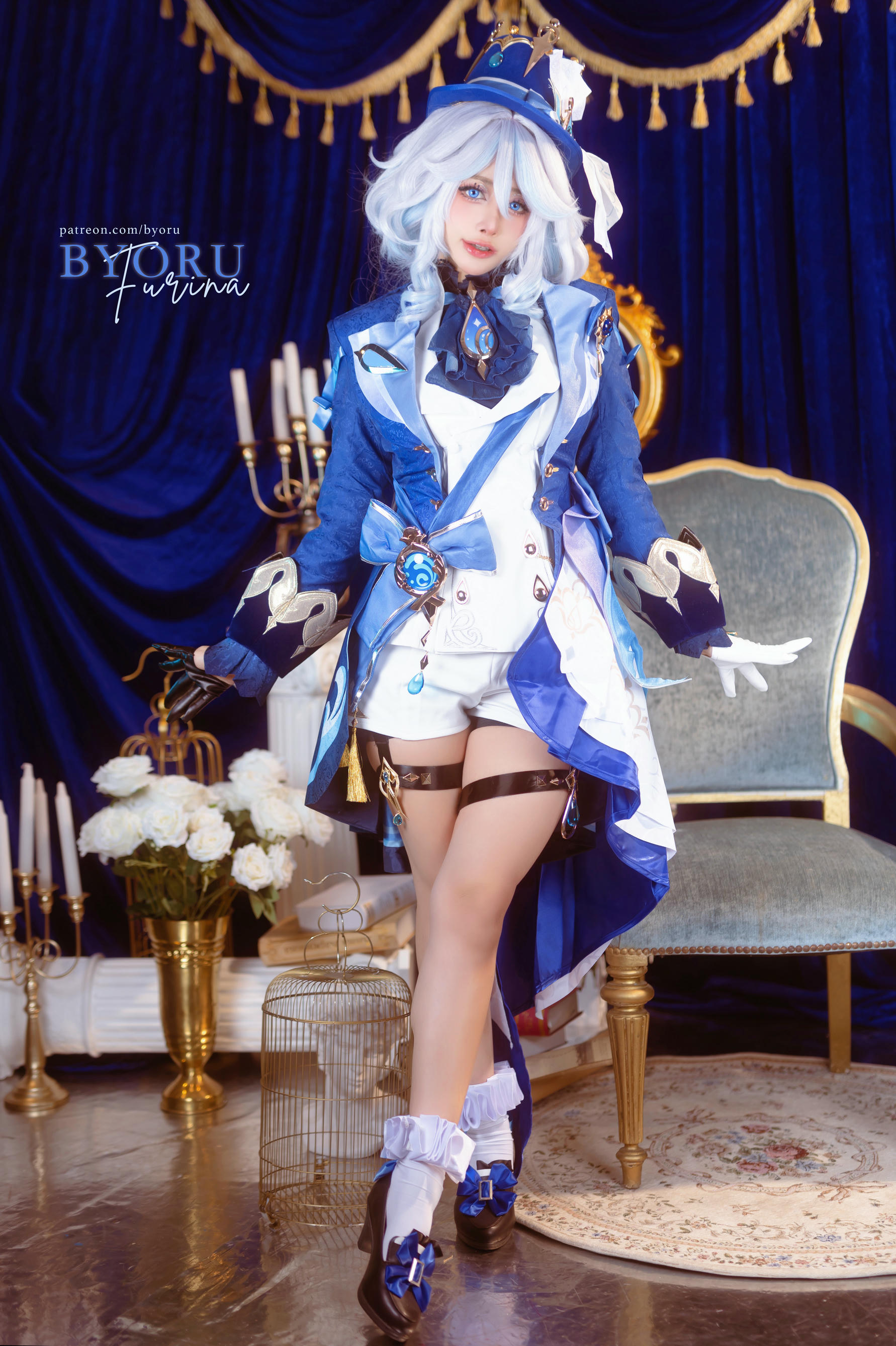 日本coser-Byoru NO.217 Furina & Honkai Star Rail [58P+8V／1.69GB]-Furina HD_第1集