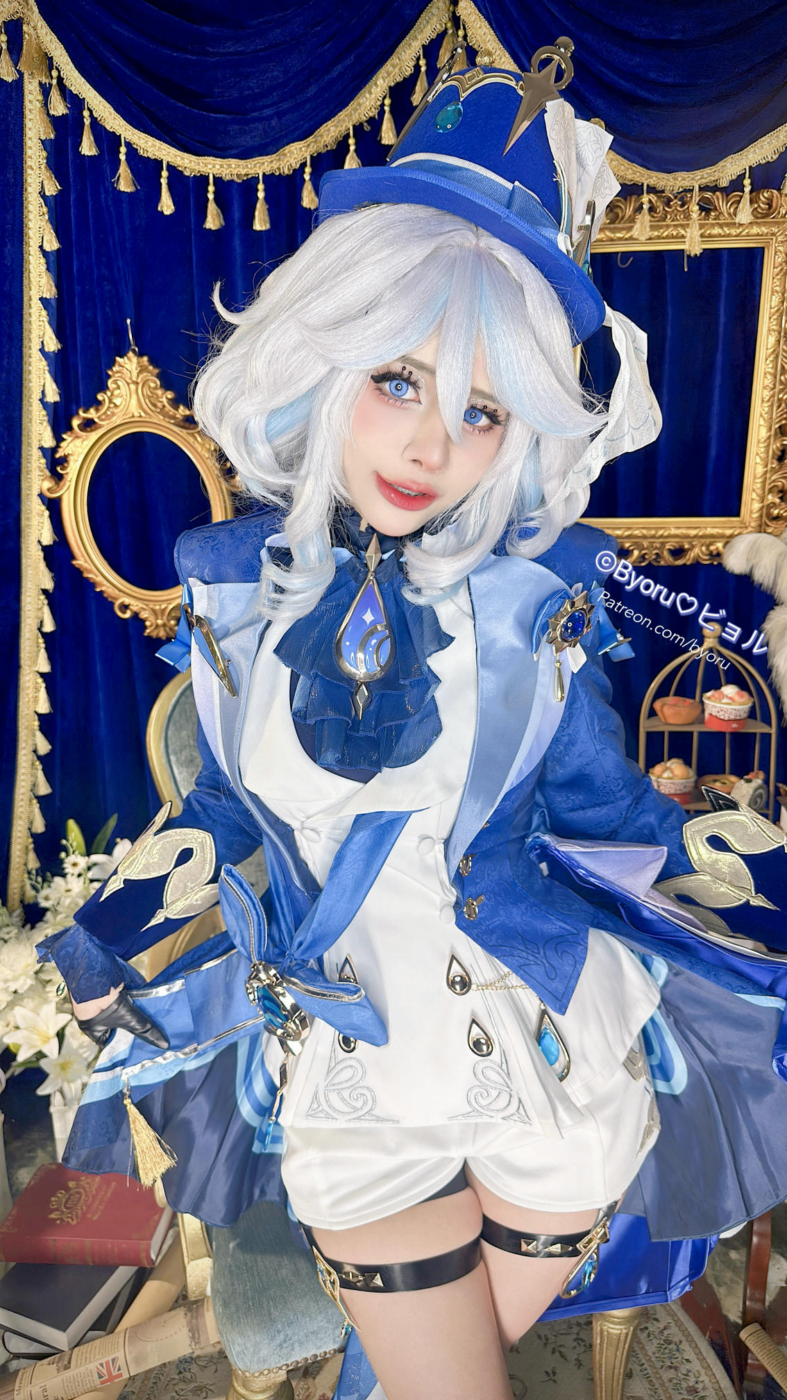 日本coser-Byoru NO.217 Furina & Honkai Star Rail [58P+8V／1.69GB]-Furina phoneset_第1集