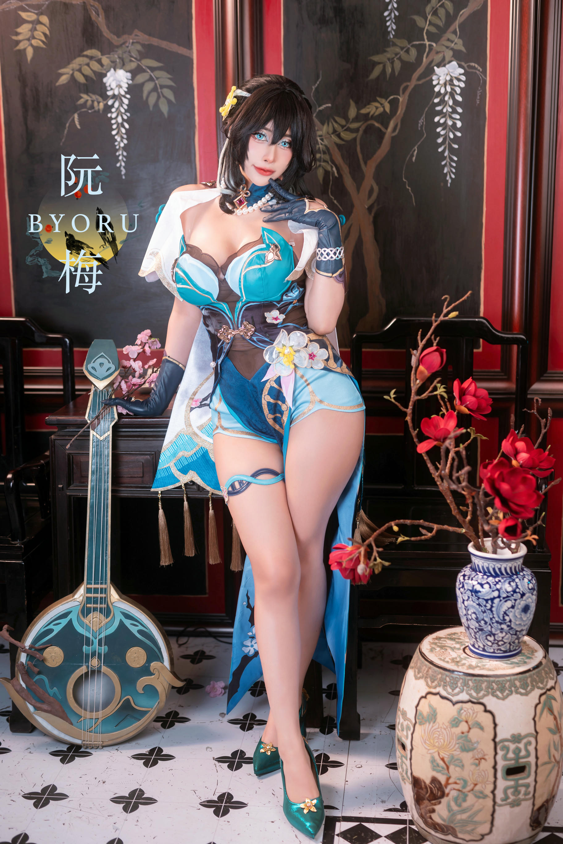 日本coser-Byoru NO.218 Ruan Mei & Honkai Star Rail [57P+13V／2.03GB]-Ruan Mei HD_第1集