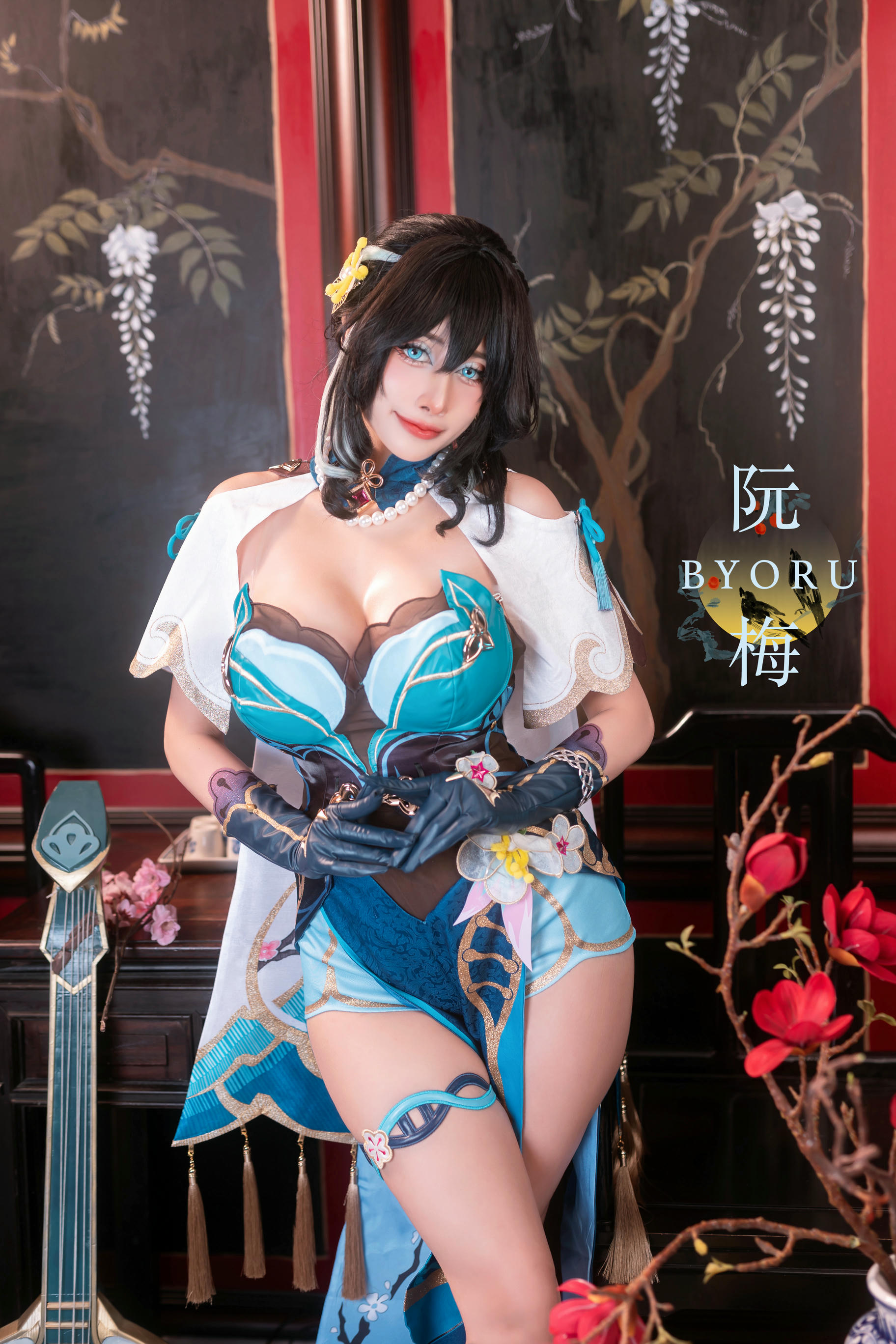 日本coser-Byoru NO.218 Ruan Mei & Honkai Star Rail [57P+13V／2.03GB]-Ruan Mei HD_第1集
