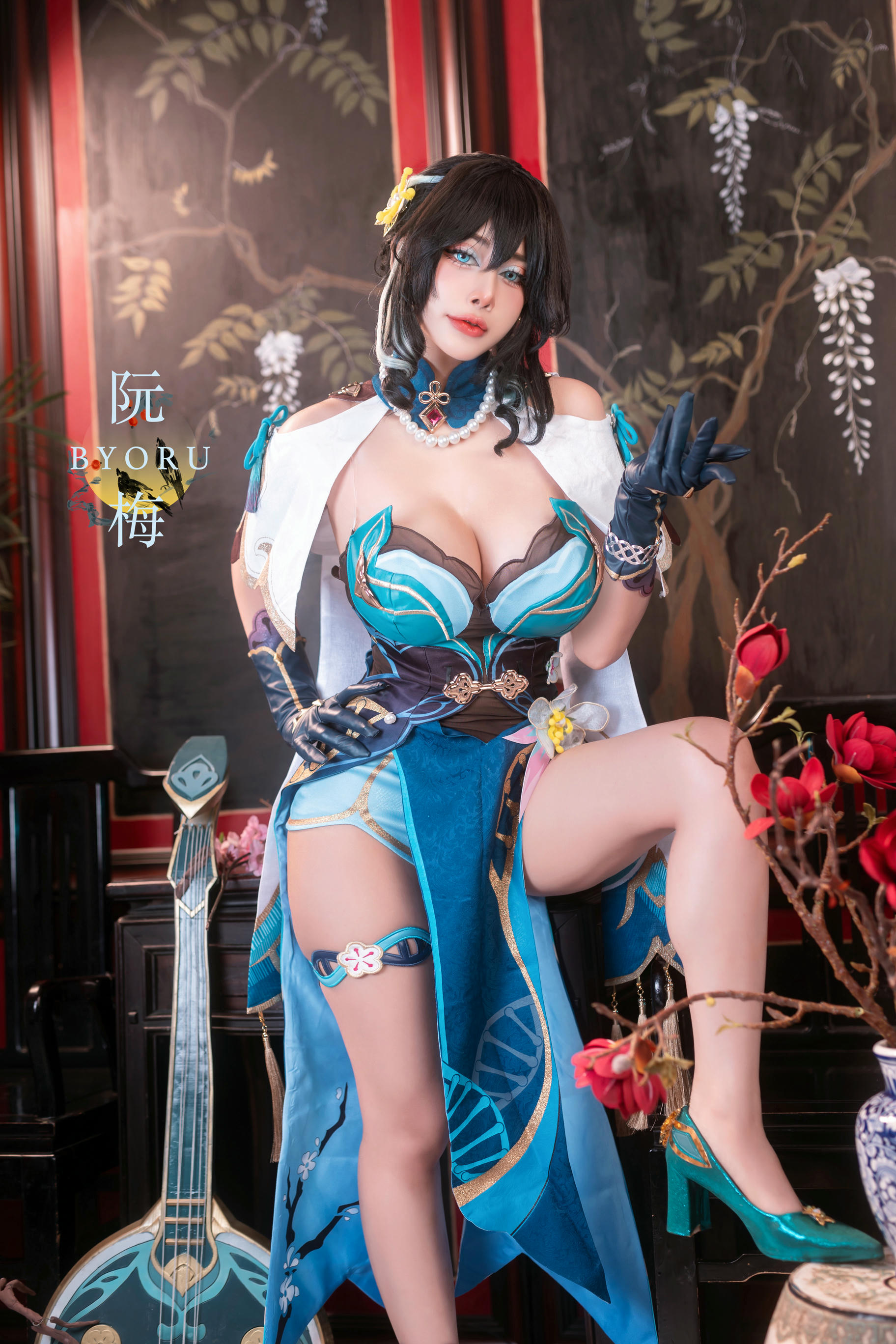 日本coser-Byoru NO.218 Ruan Mei & Honkai Star Rail [57P+13V／2.03GB]-Ruan Mei HD_第1集