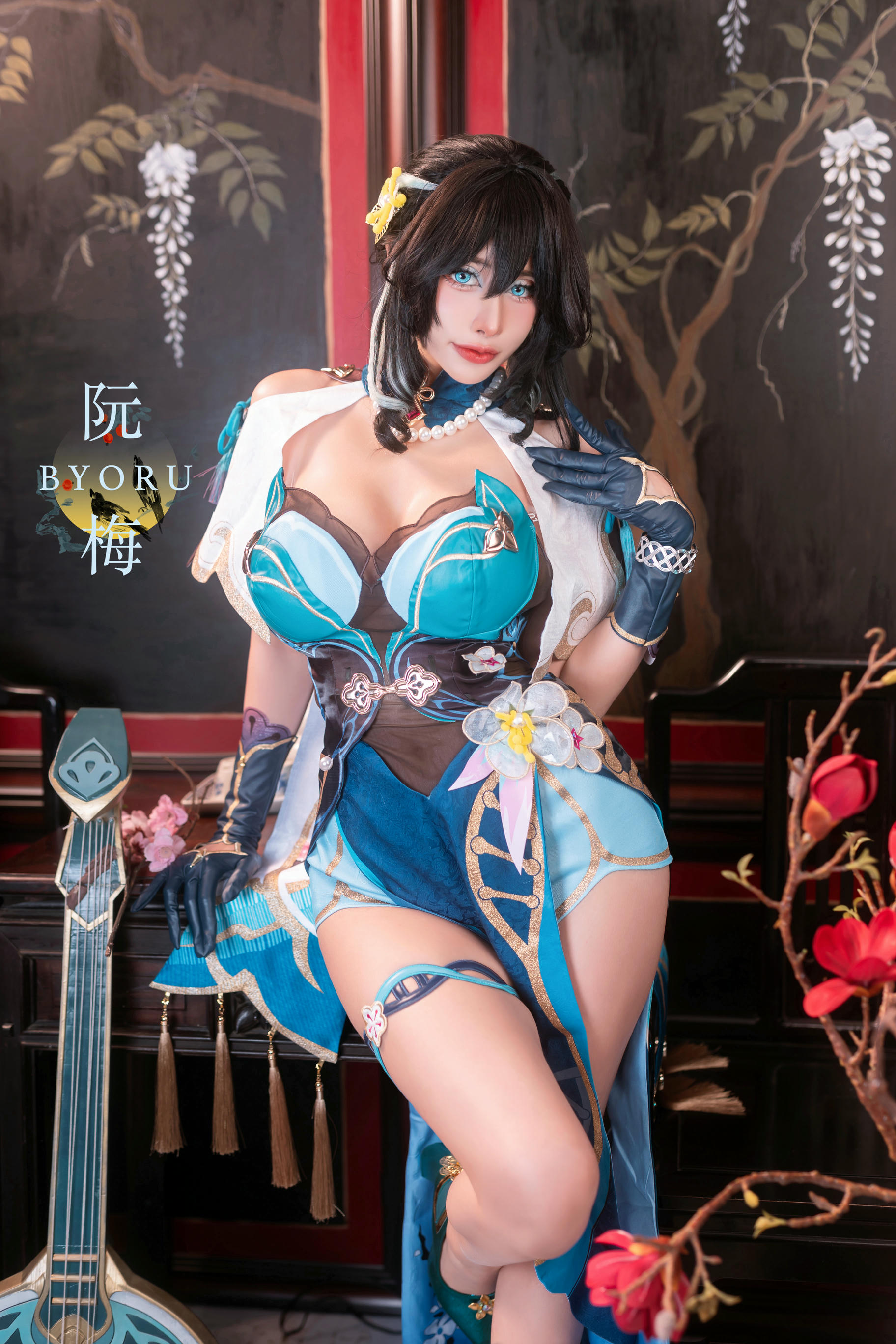 日本coser-Byoru NO.218 Ruan Mei & Honkai Star Rail [57P+13V／2.03GB]-Ruan Mei HD_第1集