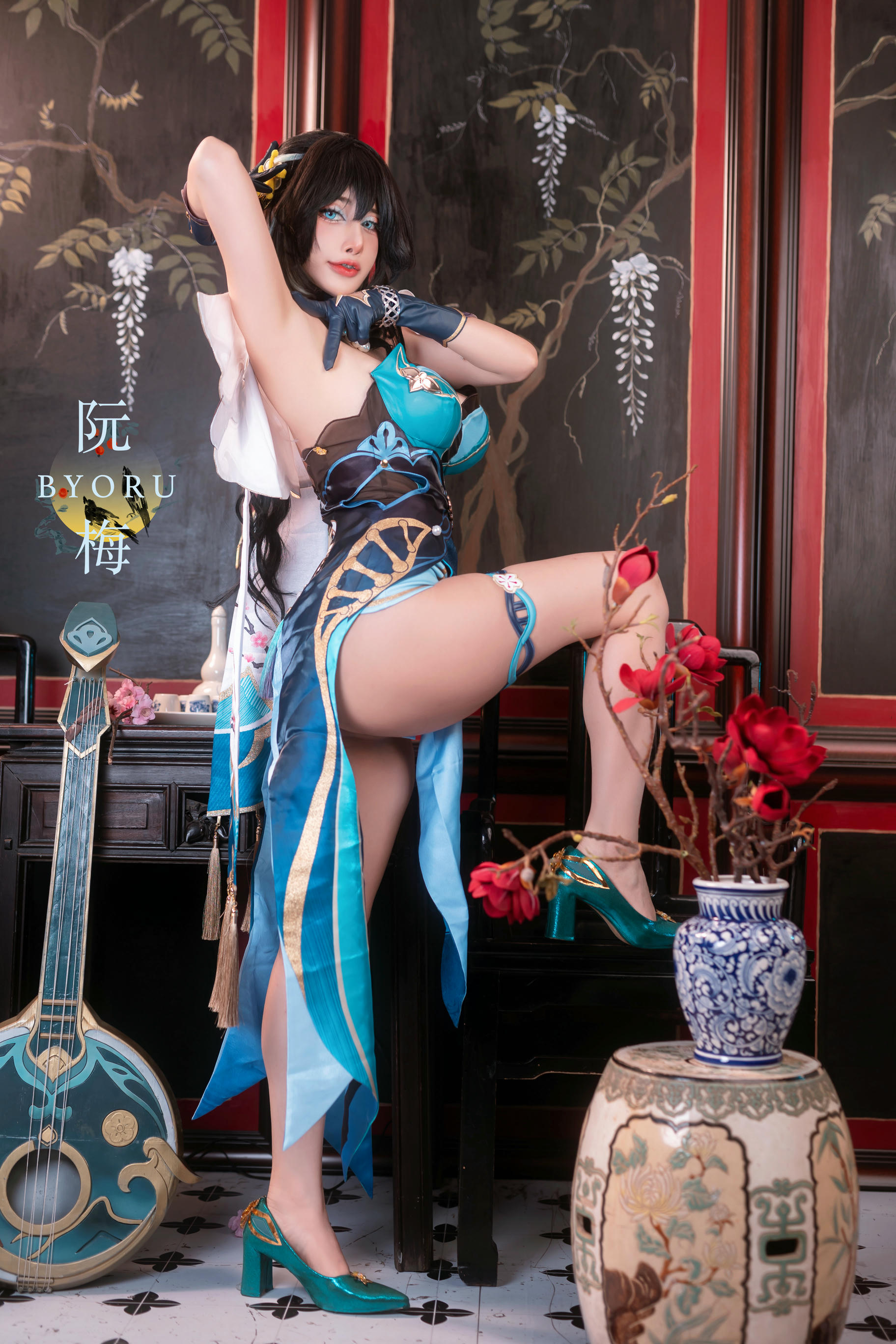 日本coser-Byoru NO.218 Ruan Mei & Honkai Star Rail [57P+13V／2.03GB]-Ruan Mei HD_第1集