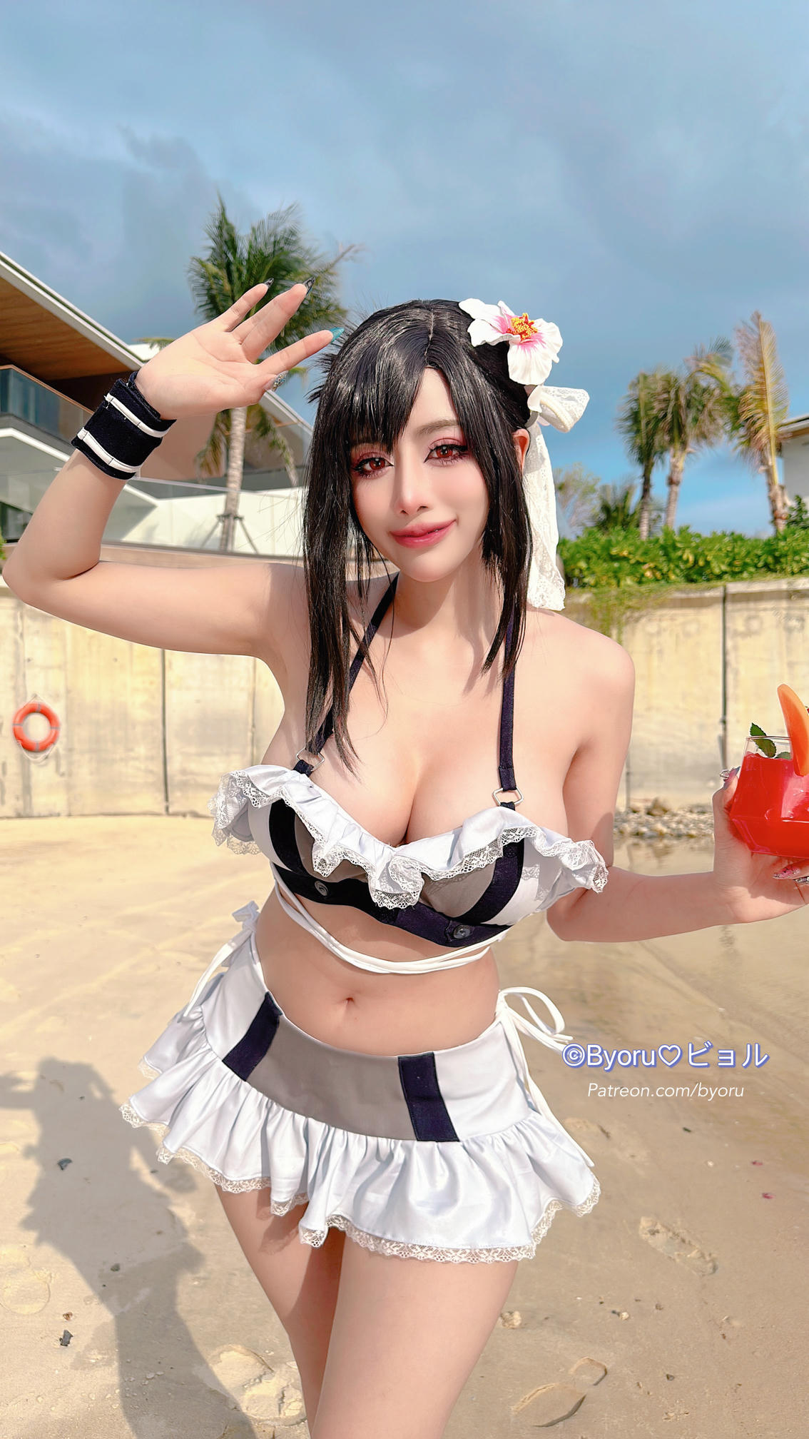日本coser-Byoru NO.220 Tifa FF7r bikini [65P+15V／1.21GB]_第3集
