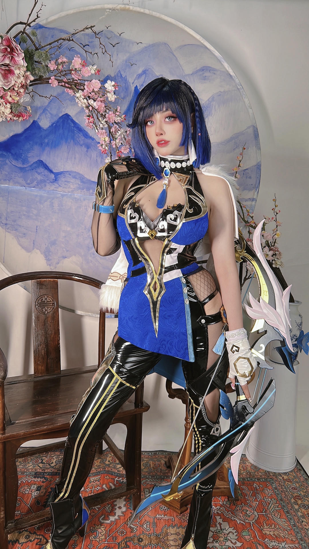日本coser-Byoru NO.221 Yelan Genshin Impact [80P9V 681MB]_第2集