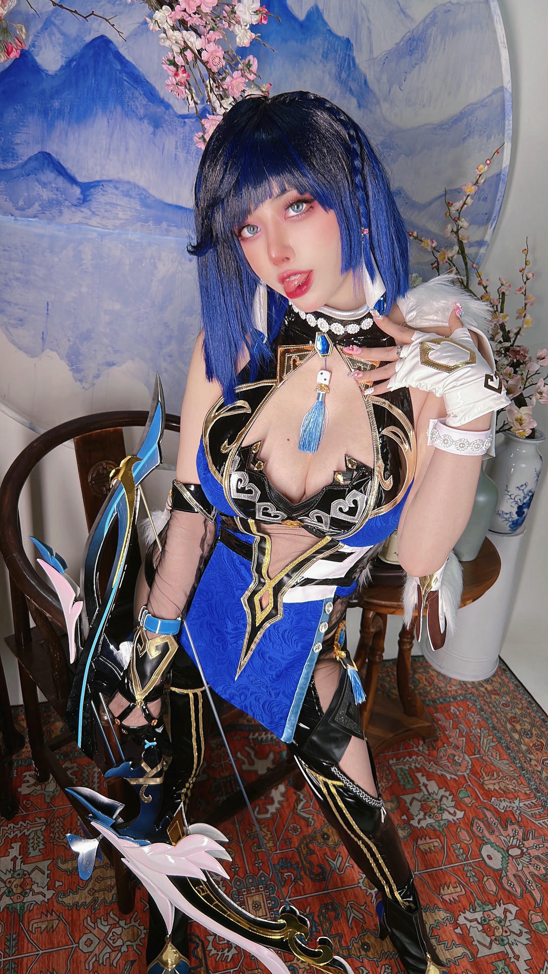日本coser-Byoru NO.221 Yelan Genshin Impact [80P9V 681MB]_第3集