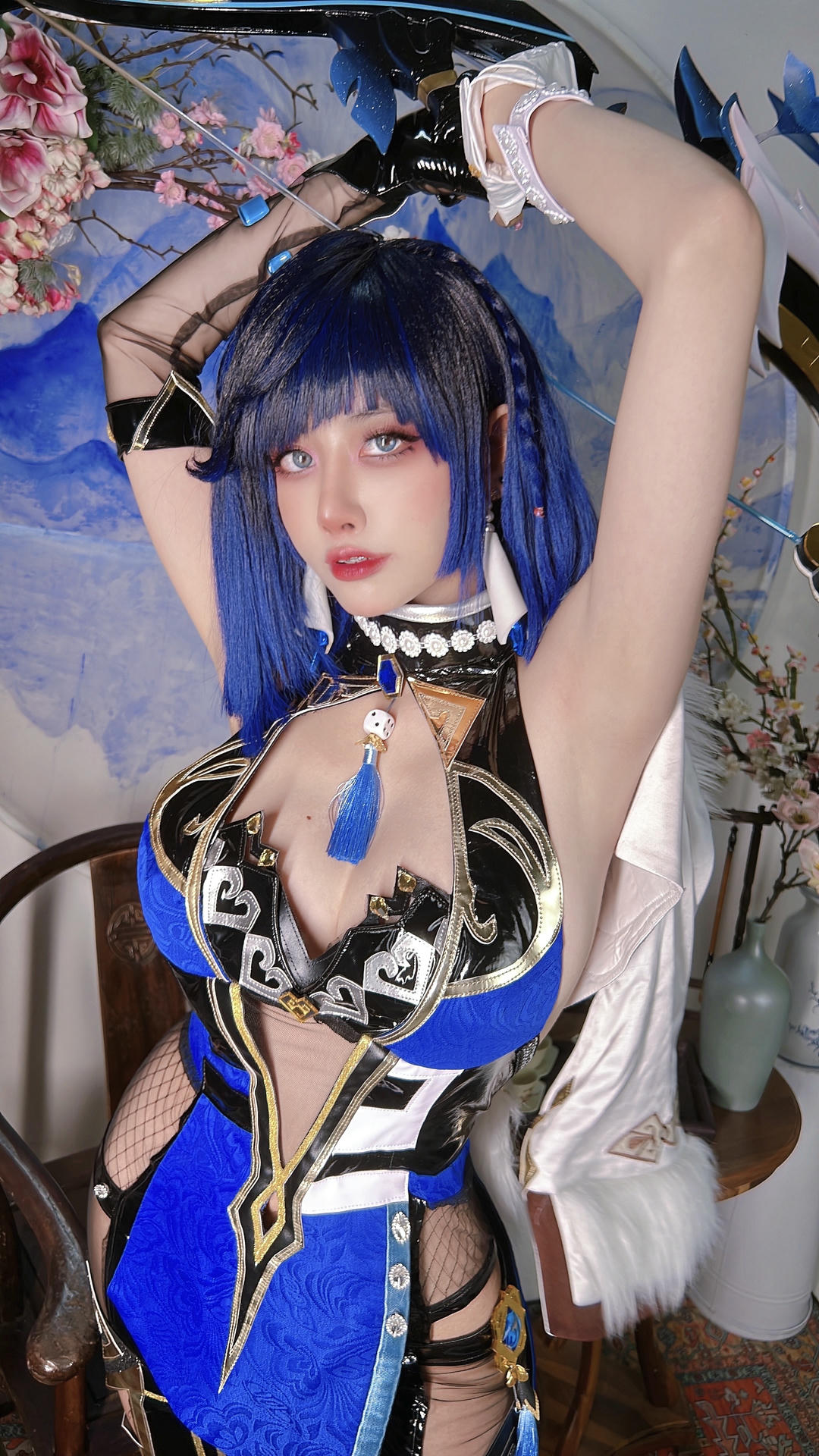 日本coser-Byoru NO.221 Yelan Genshin Impact [80P9V 681MB]_第3集