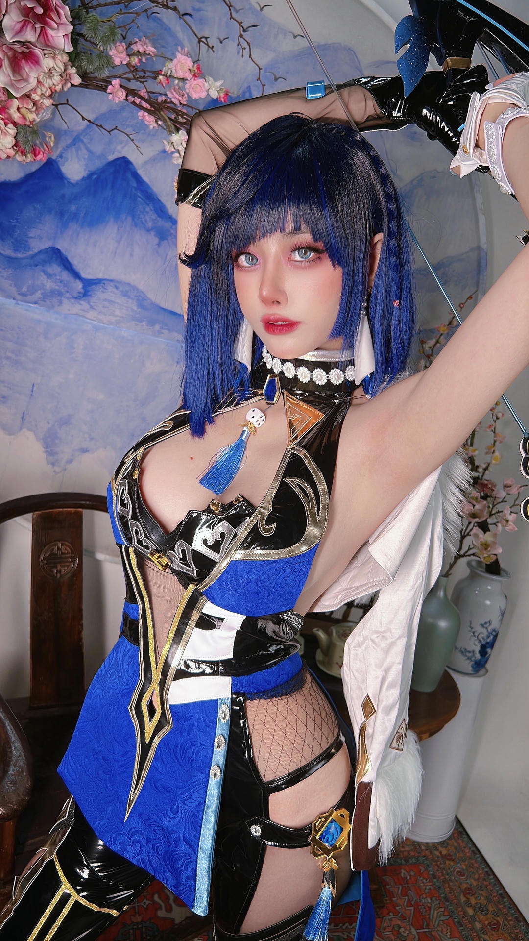 日本coser-Byoru NO.221 Yelan Genshin Impact [80P9V 681MB]_第3集