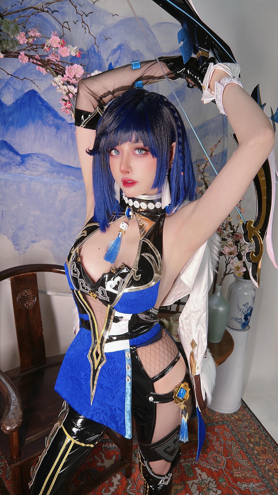 日本coser-Byoru NO.221 Yelan Genshin Impact [80P9V 681MB]_第3集