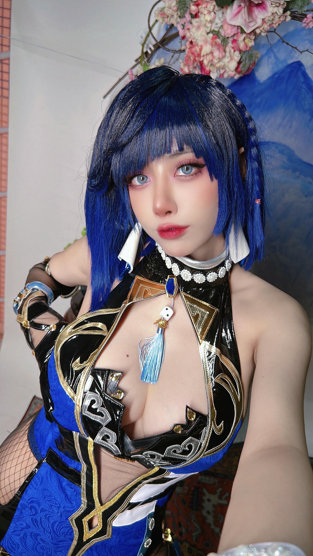 日本coser-Byoru NO.221 Yelan Genshin Impact [80P9V 681MB]_第3集