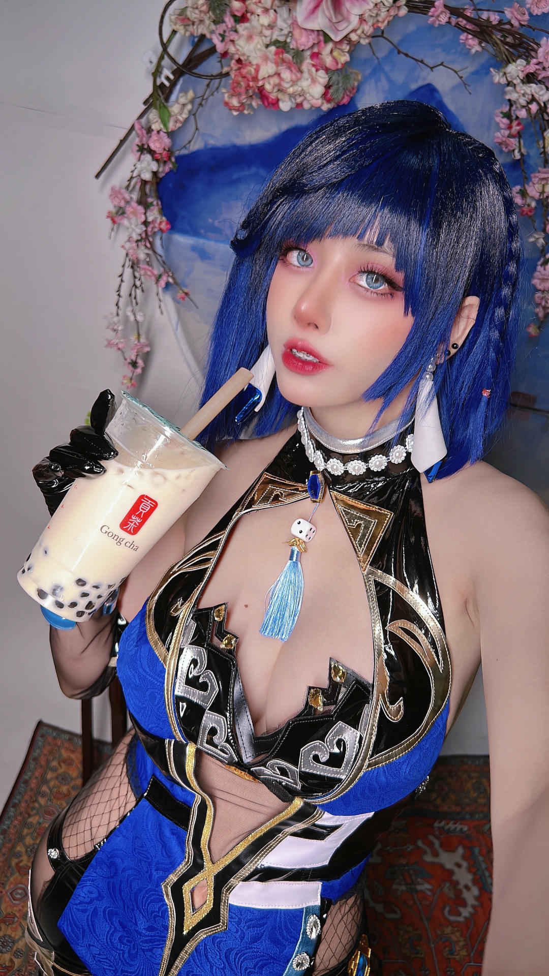 日本coser-Byoru NO.221 Yelan Genshin Impact [80P9V 681MB]_第3集