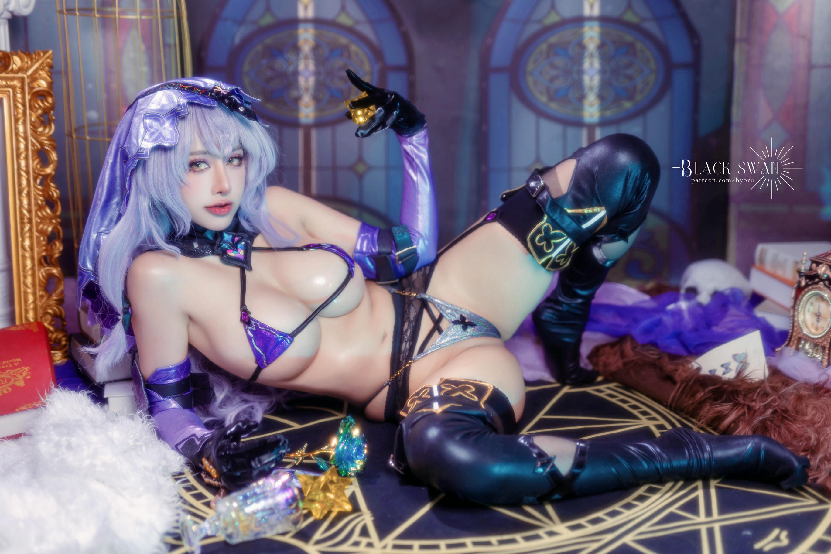 日本coser-Byoru NO.224 Black Swan [47P+13V／3.89GB]_第1集