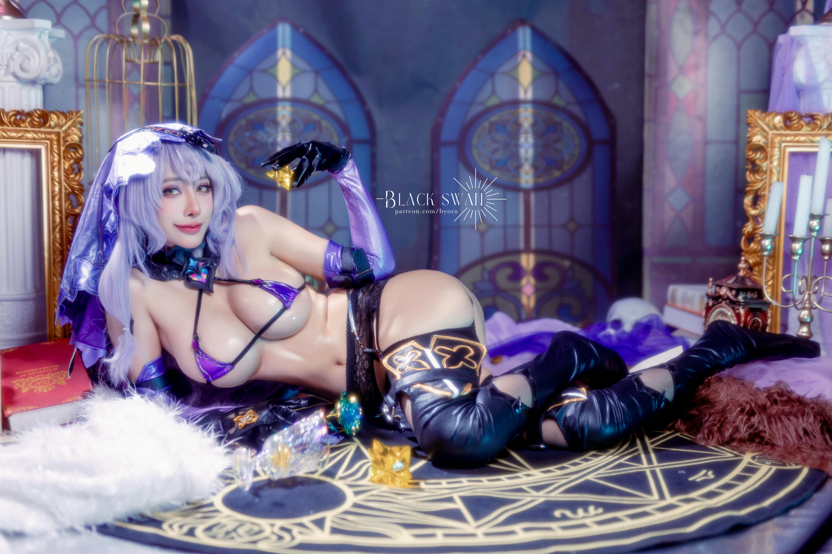 日本coser-Byoru NO.224 Black Swan [47P+13V／3.89GB]_第1集