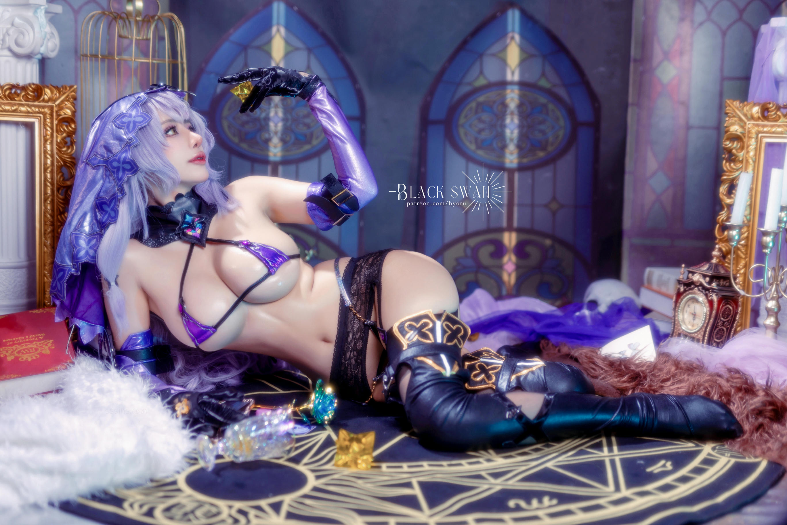 日本coser-Byoru NO.224 Black Swan [47P+13V／3.89GB]_第1集