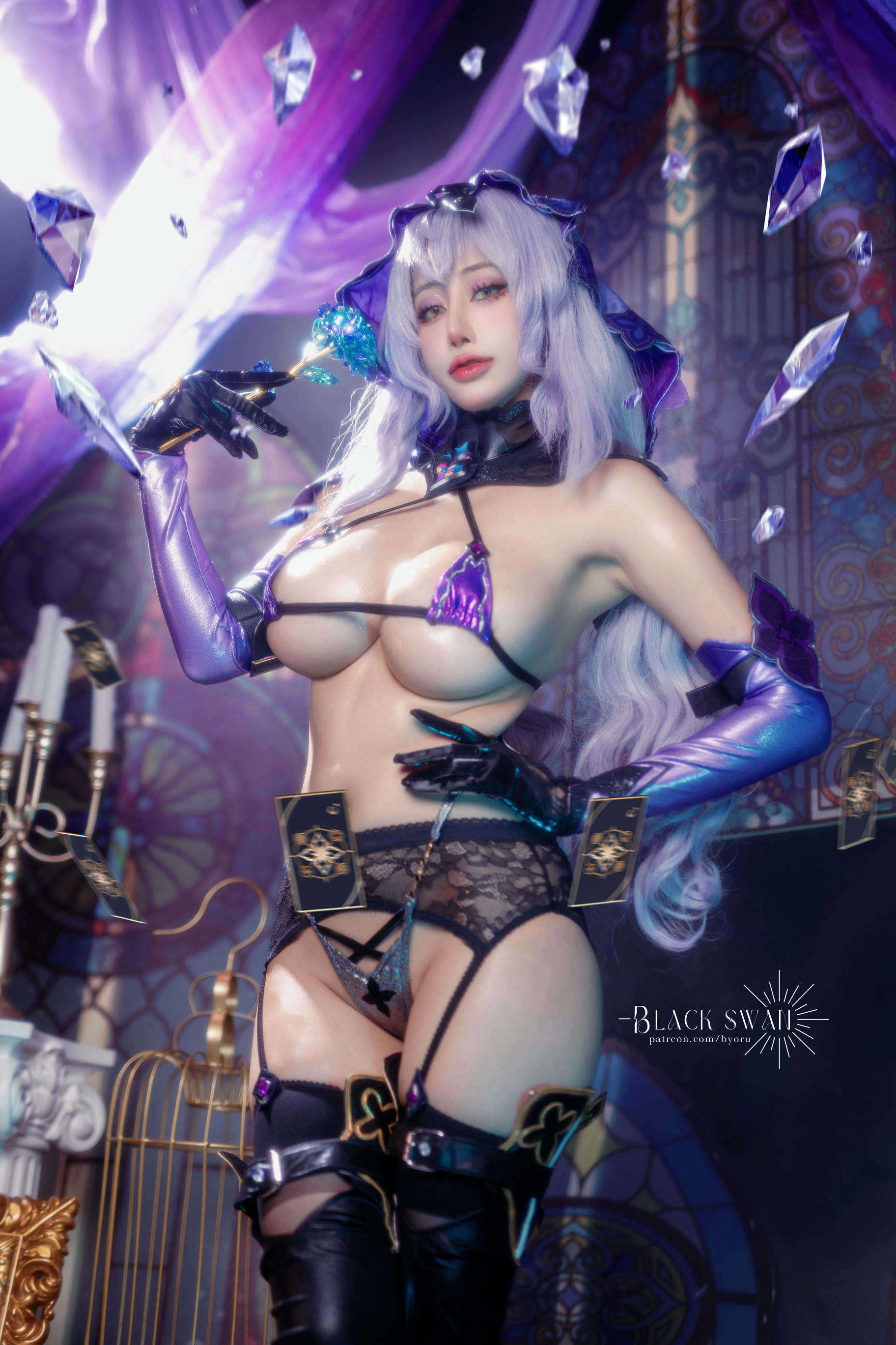 日本coser-Byoru NO.224 Black Swan [47P+13V／3.89GB]_第1集