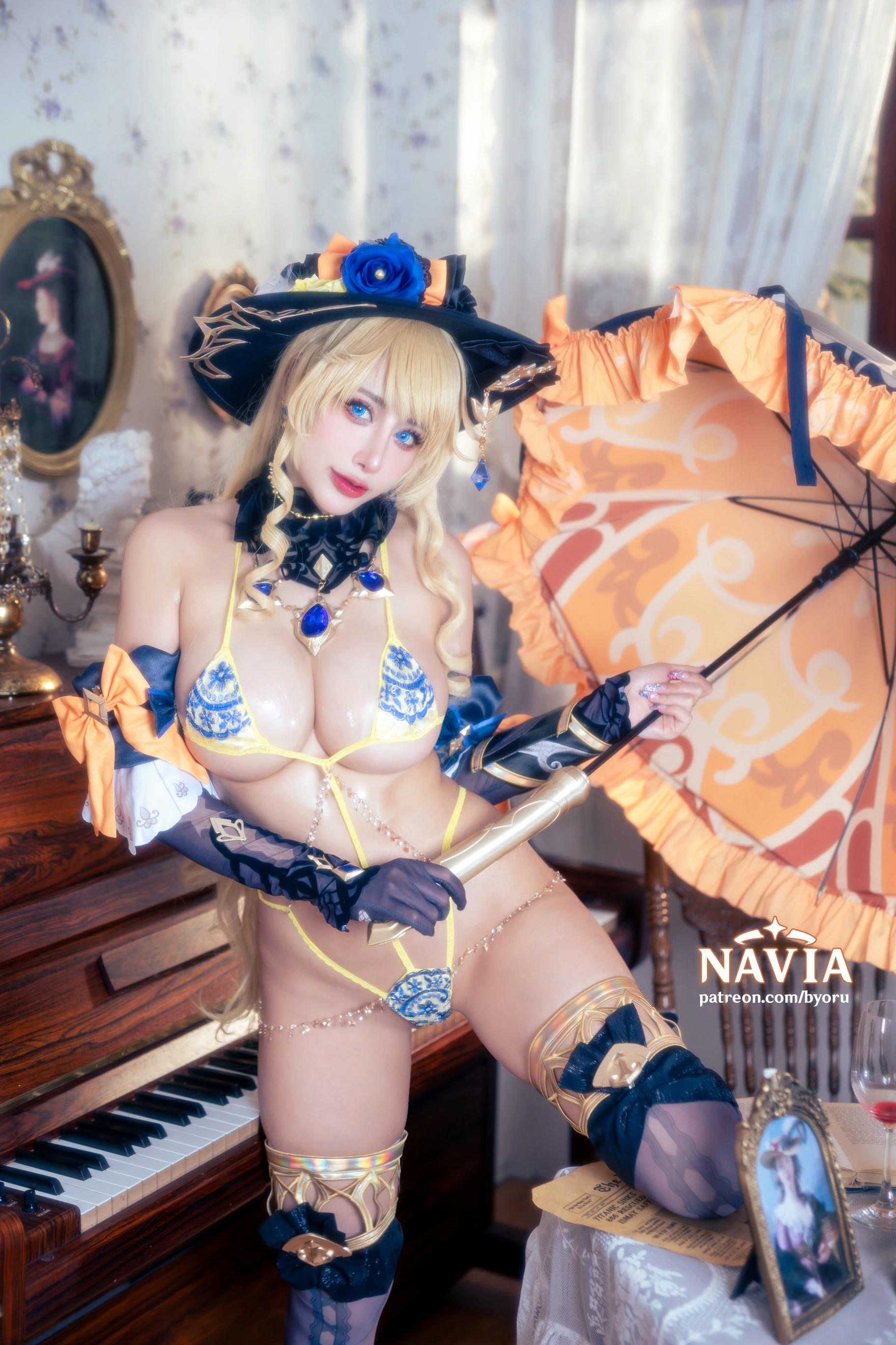日本coser-Byoru NO.230 原神娜维娅 Navia[58P26V 1.93G]-P_第1集