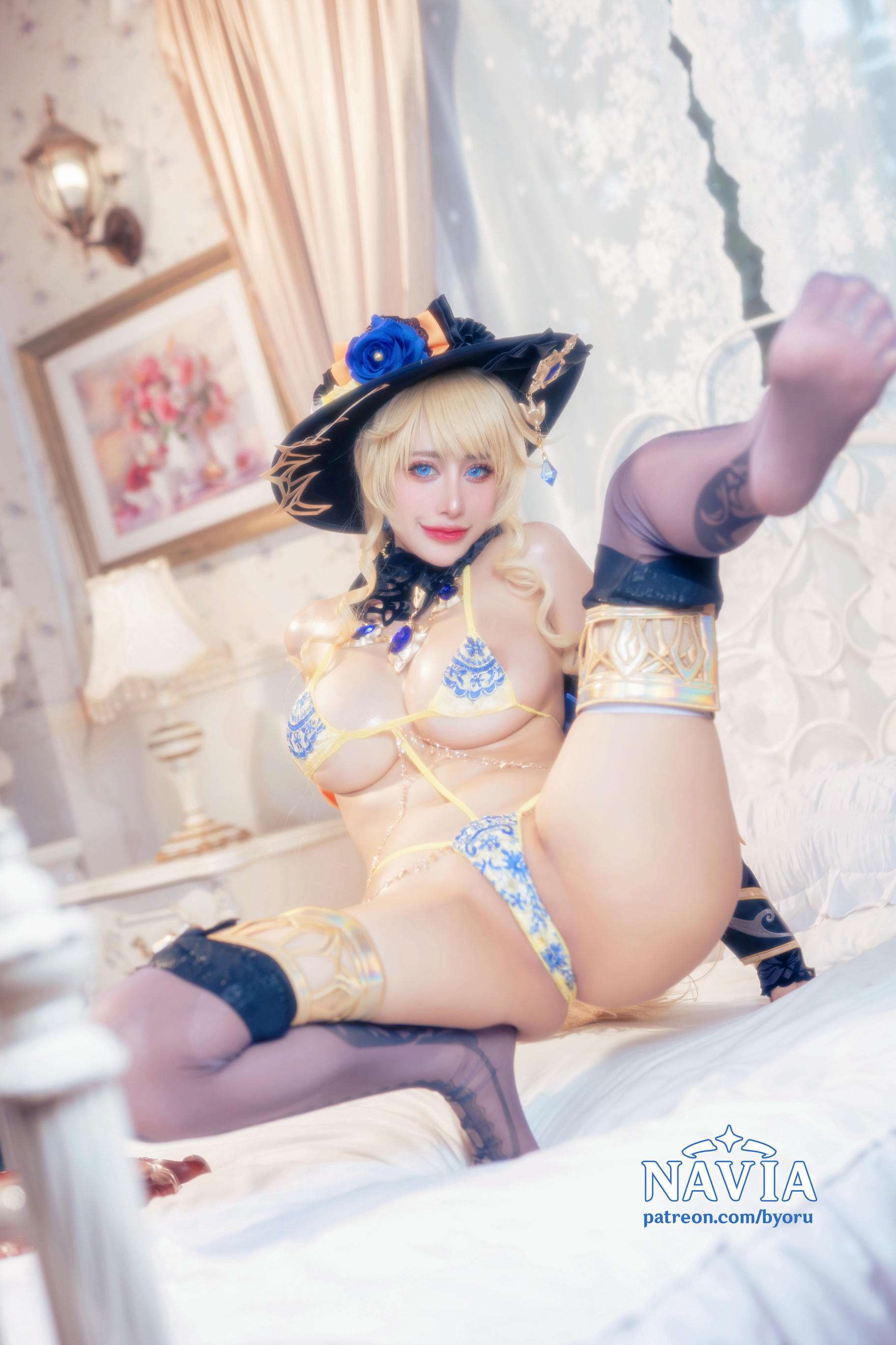 日本coser-Byoru NO.230 原神娜维娅 Navia[58P26V 1.93G]-P_第1集