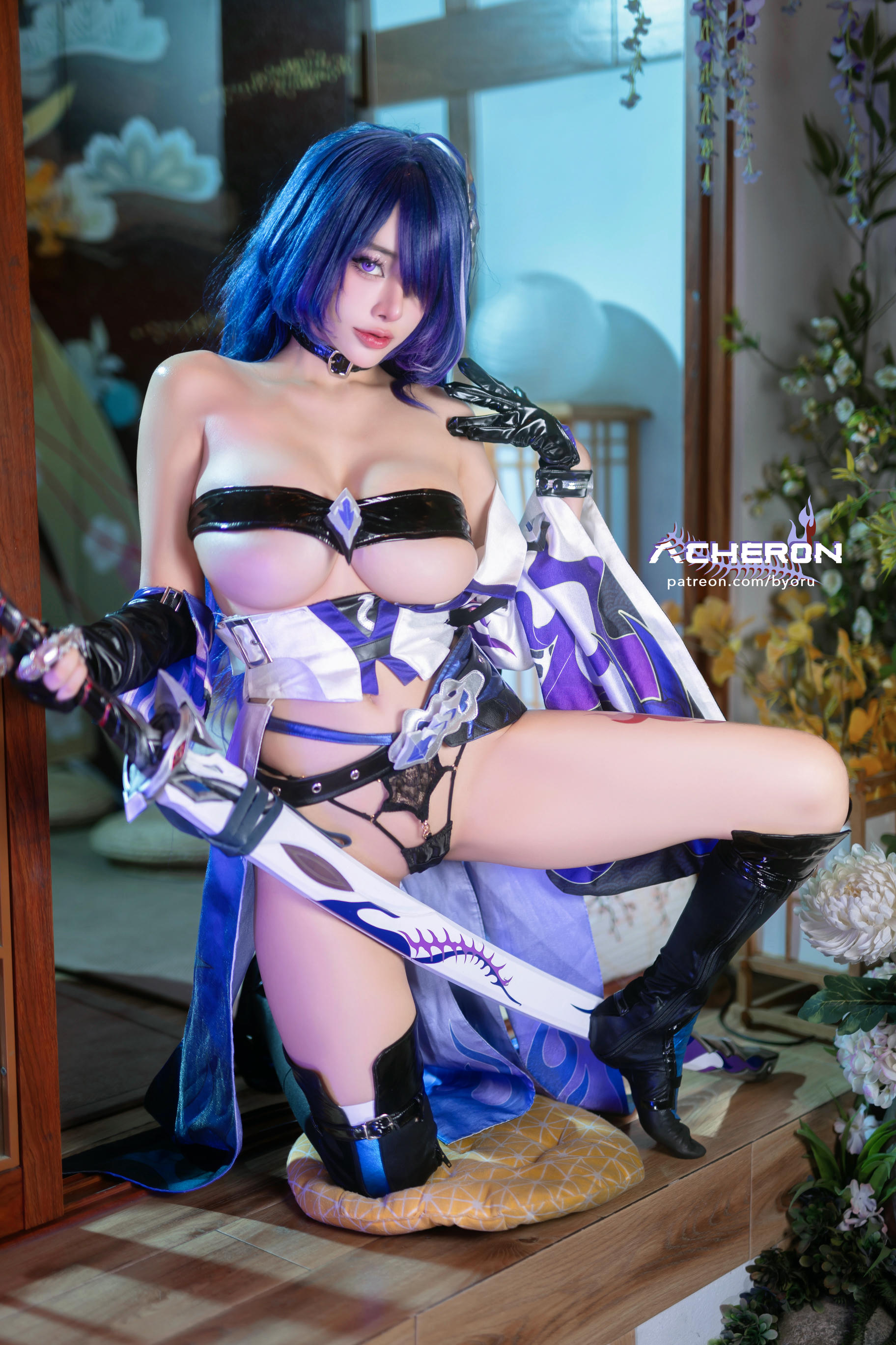 日本coser-Byoru NO.236 Acheron黄泉（星铁）[57P1V 1.17GB ]-Pic_第1集