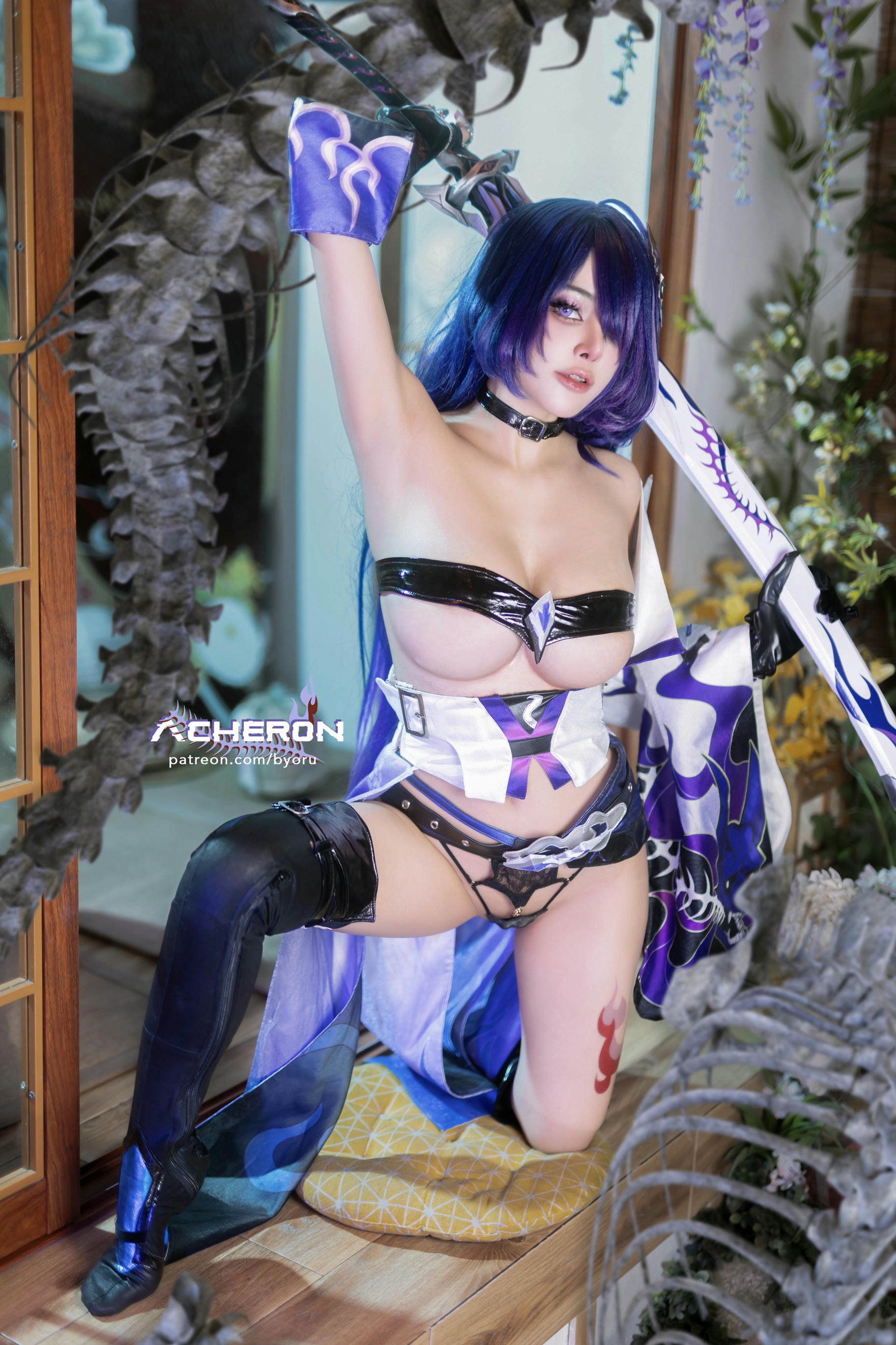 日本coser-Byoru NO.236 Acheron黄泉（星铁）[57P1V 1.17GB ]-Pic_第1集