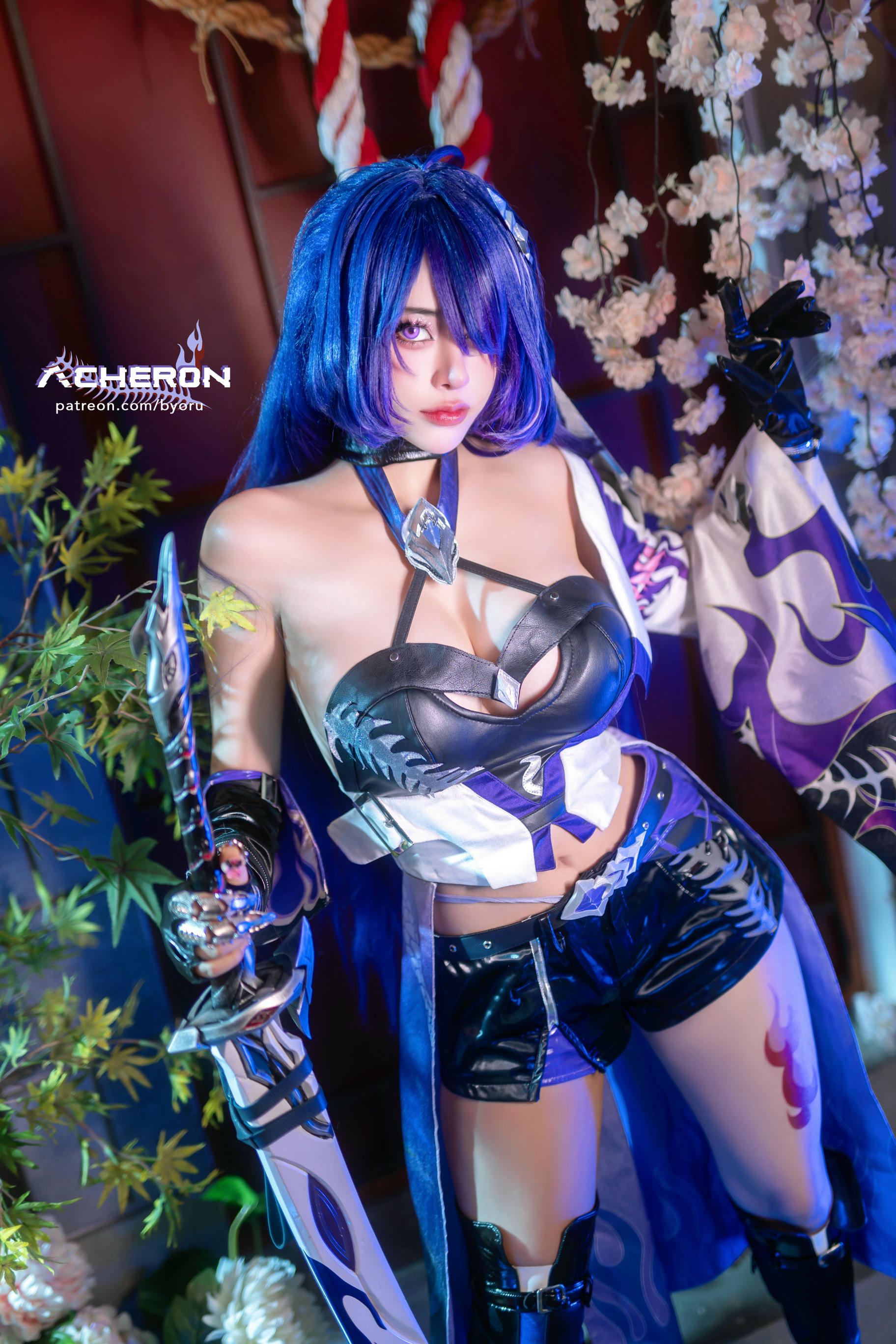 日本coser-Byoru NO.236 Acheron黄泉（星铁）[57P1V 1.17GB ]-Pic_第1集