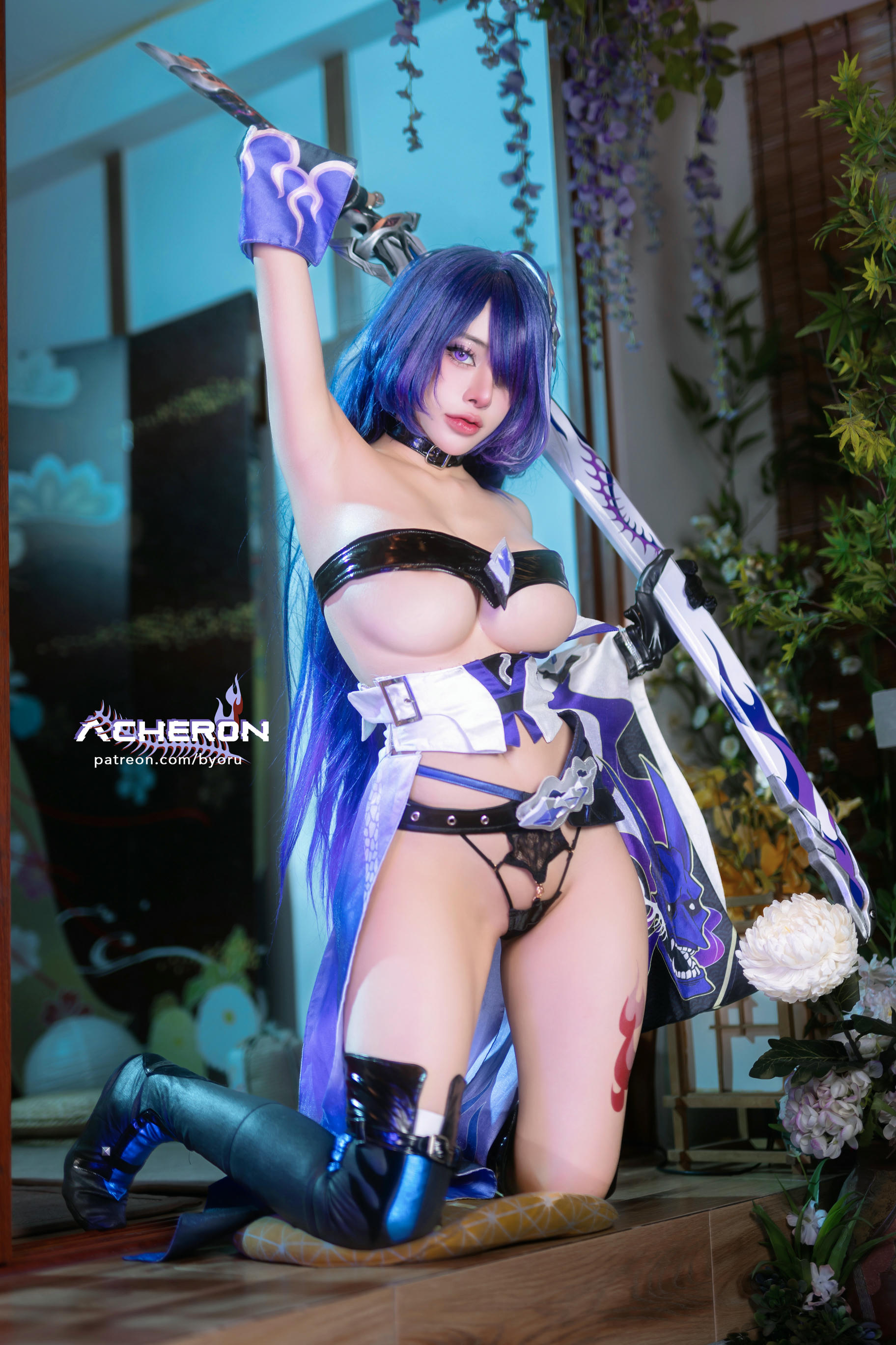 日本coser-Byoru NO.236 Acheron黄泉（星铁）[57P1V 1.17GB ]-Pic_第1集
