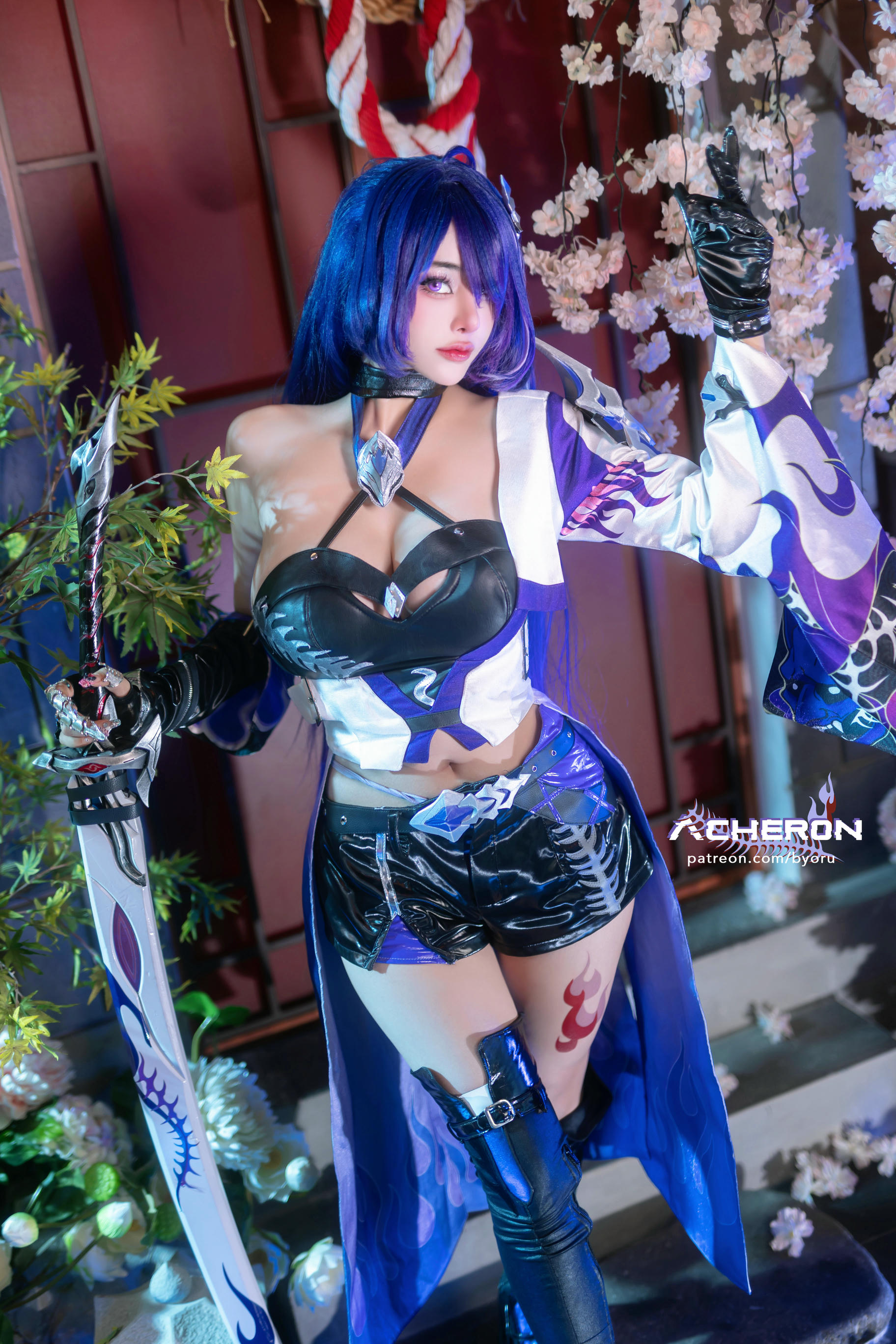 日本coser-Byoru NO.236 Acheron黄泉（星铁）[57P1V 1.17GB ]-Pic_第1集
