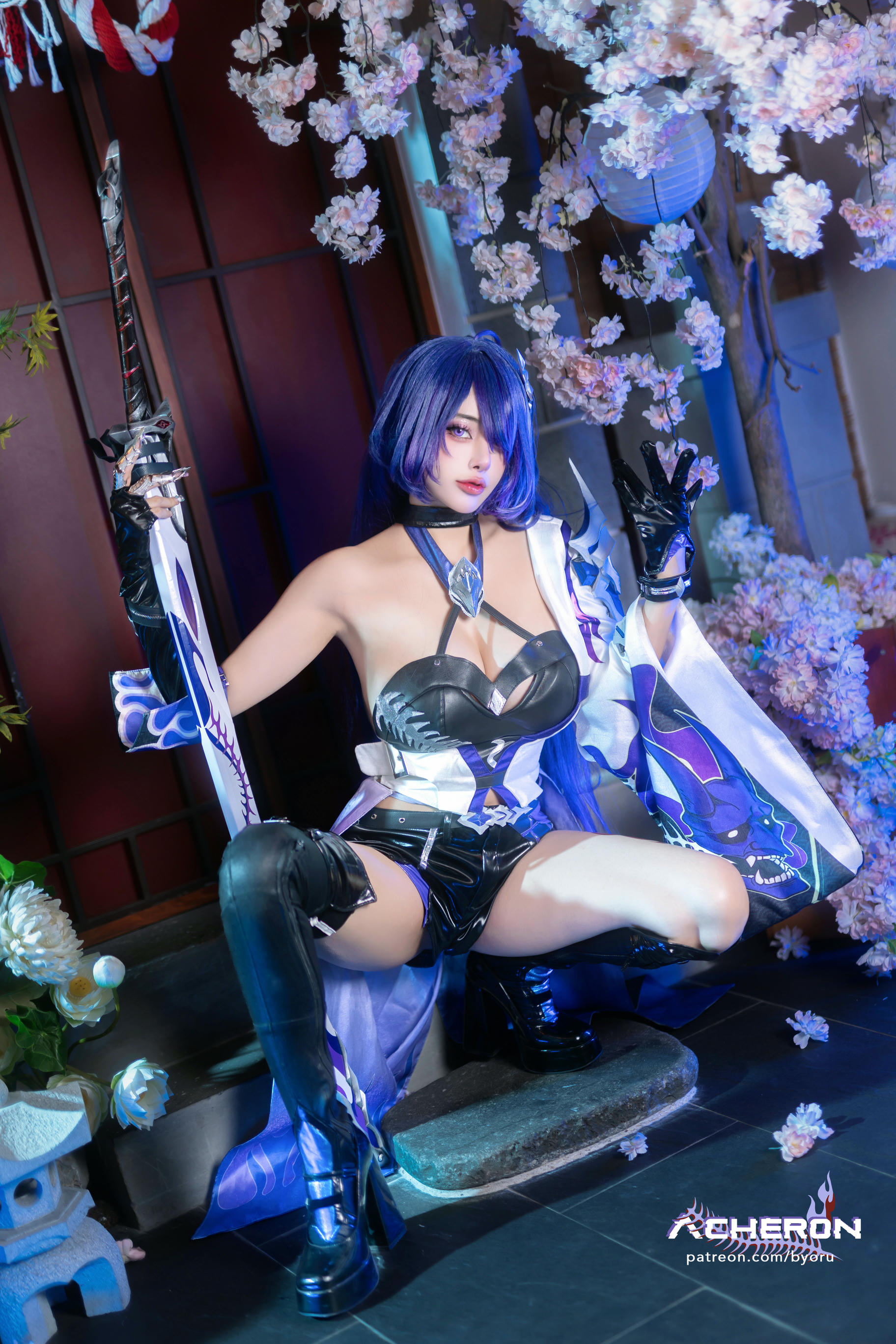 日本coser-Byoru NO.236 Acheron黄泉（星铁）[57P1V 1.17GB ]-Pic_第1集