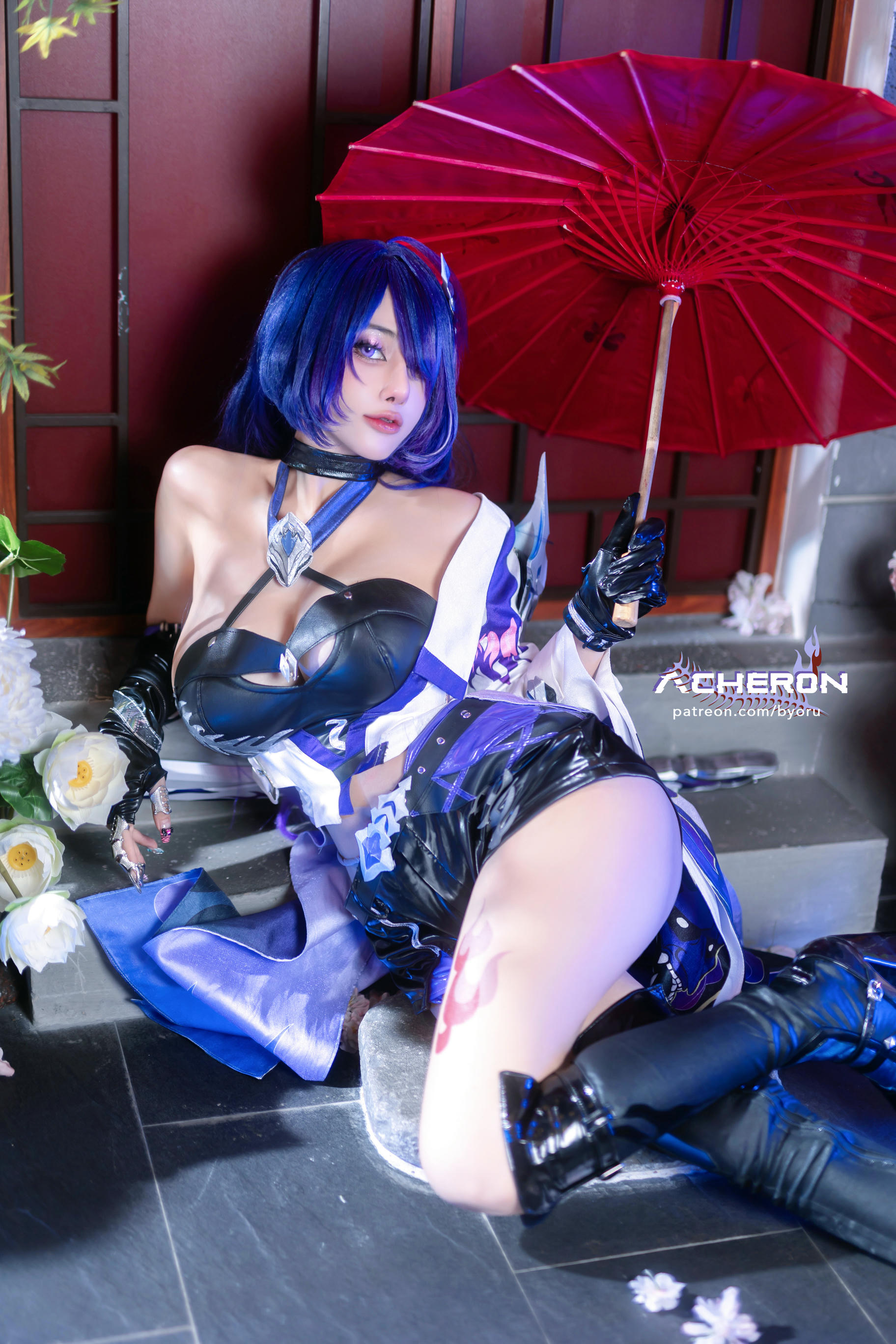 日本coser-Byoru NO.236 Acheron黄泉（星铁）[57P1V 1.17GB ]-Pic_第1集