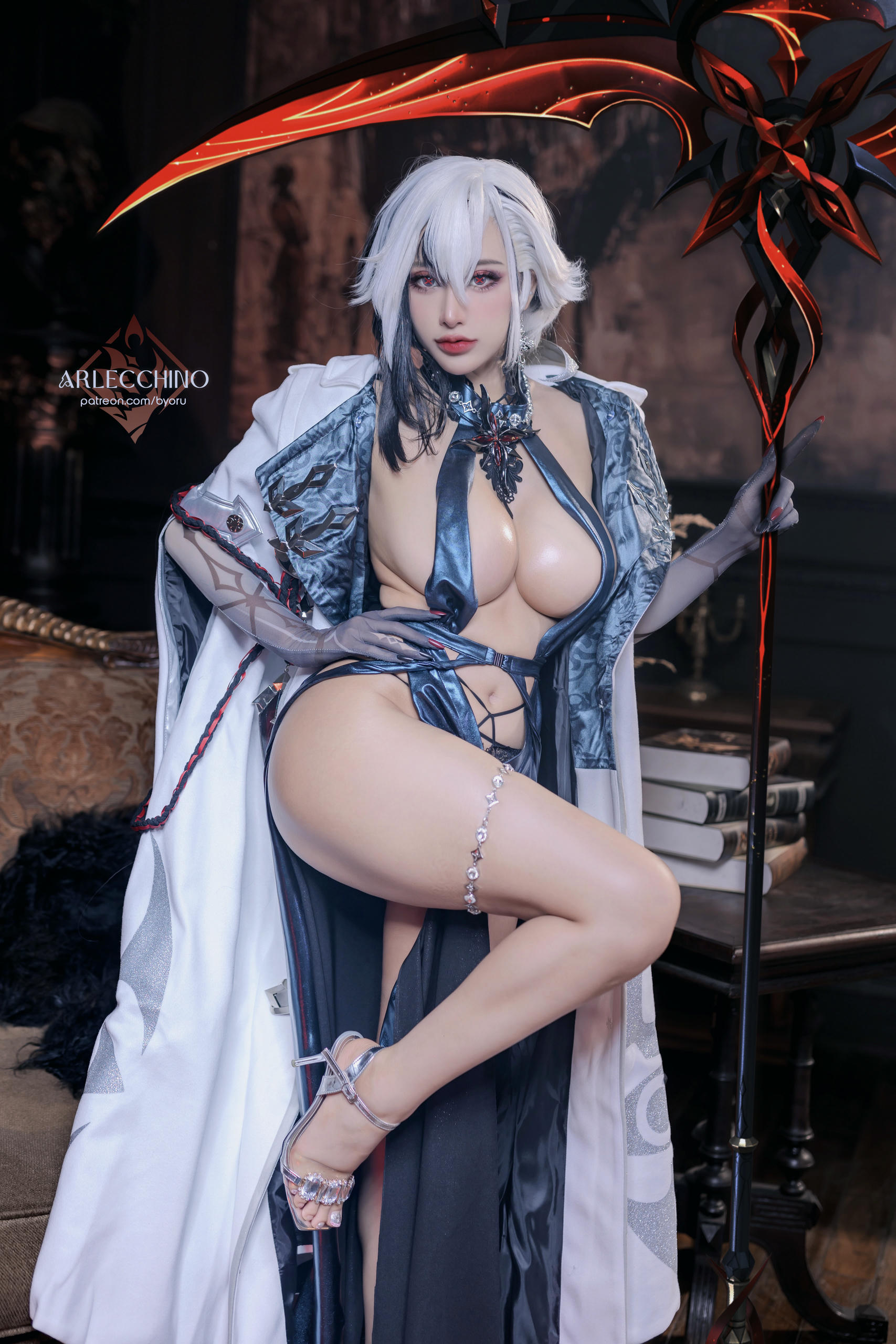 日本coser-Byoru NO.238 原神 仆人 阿蕾奇诺 两套 [94P22V  2.63G]-原神 - 「仆人」阿蕾奇诺 一_第1集