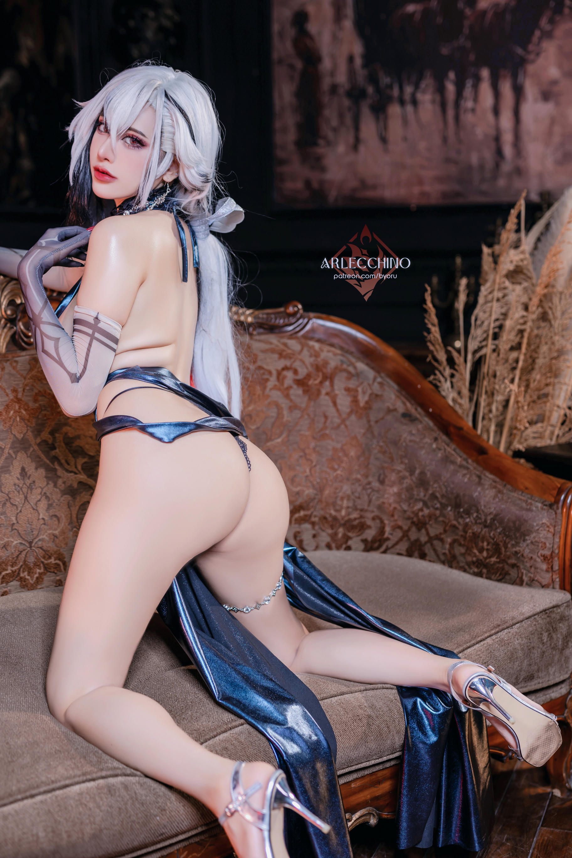 日本coser-Byoru NO.238 原神 仆人 阿蕾奇诺 两套 [94P22V  2.63G]-原神 - 「仆人」阿蕾奇诺 一_第1集