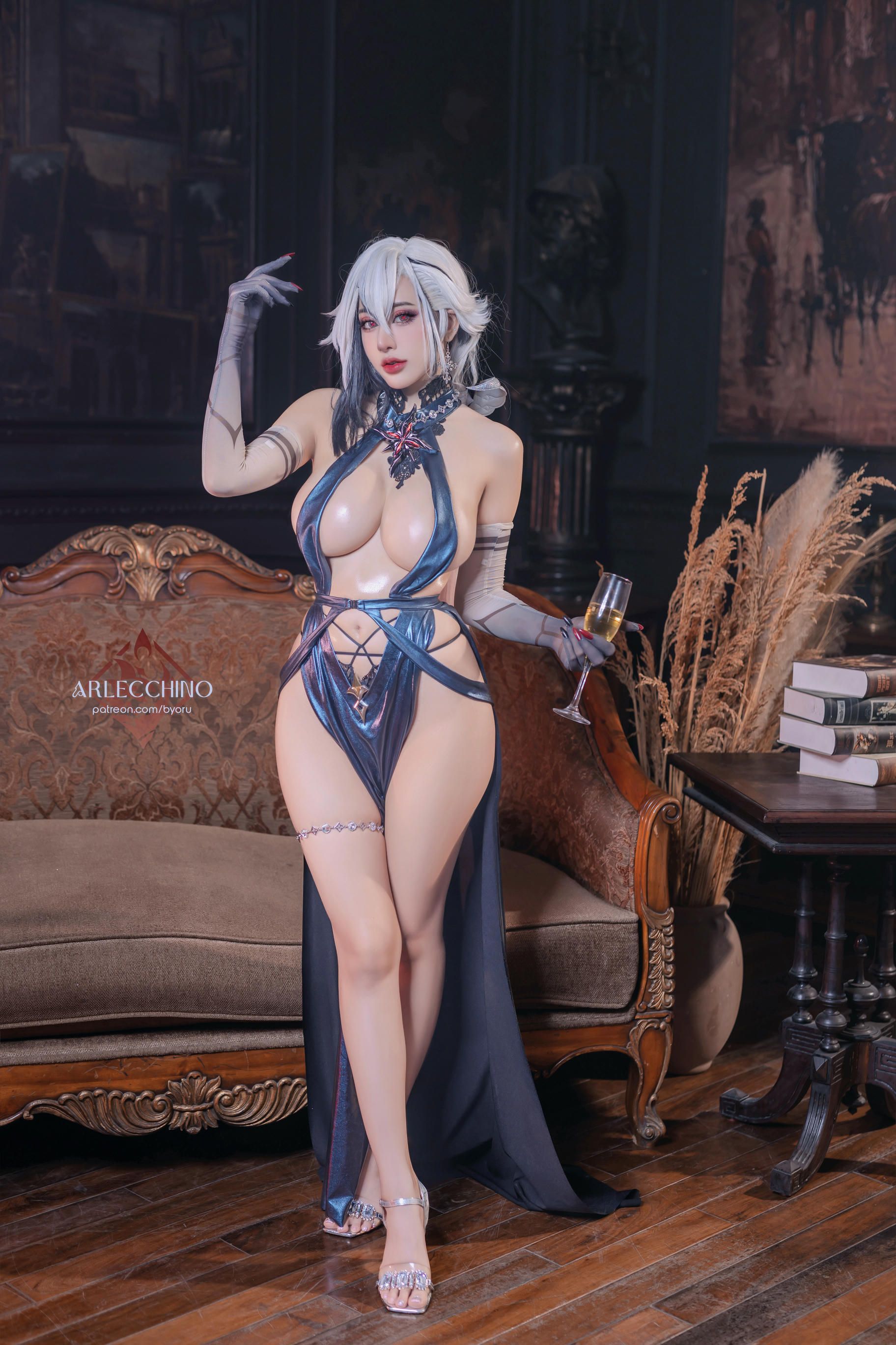 日本coser-Byoru NO.238 原神 仆人 阿蕾奇诺 两套 [94P22V  2.63G]-原神 - 「仆人」阿蕾奇诺 一_第1集