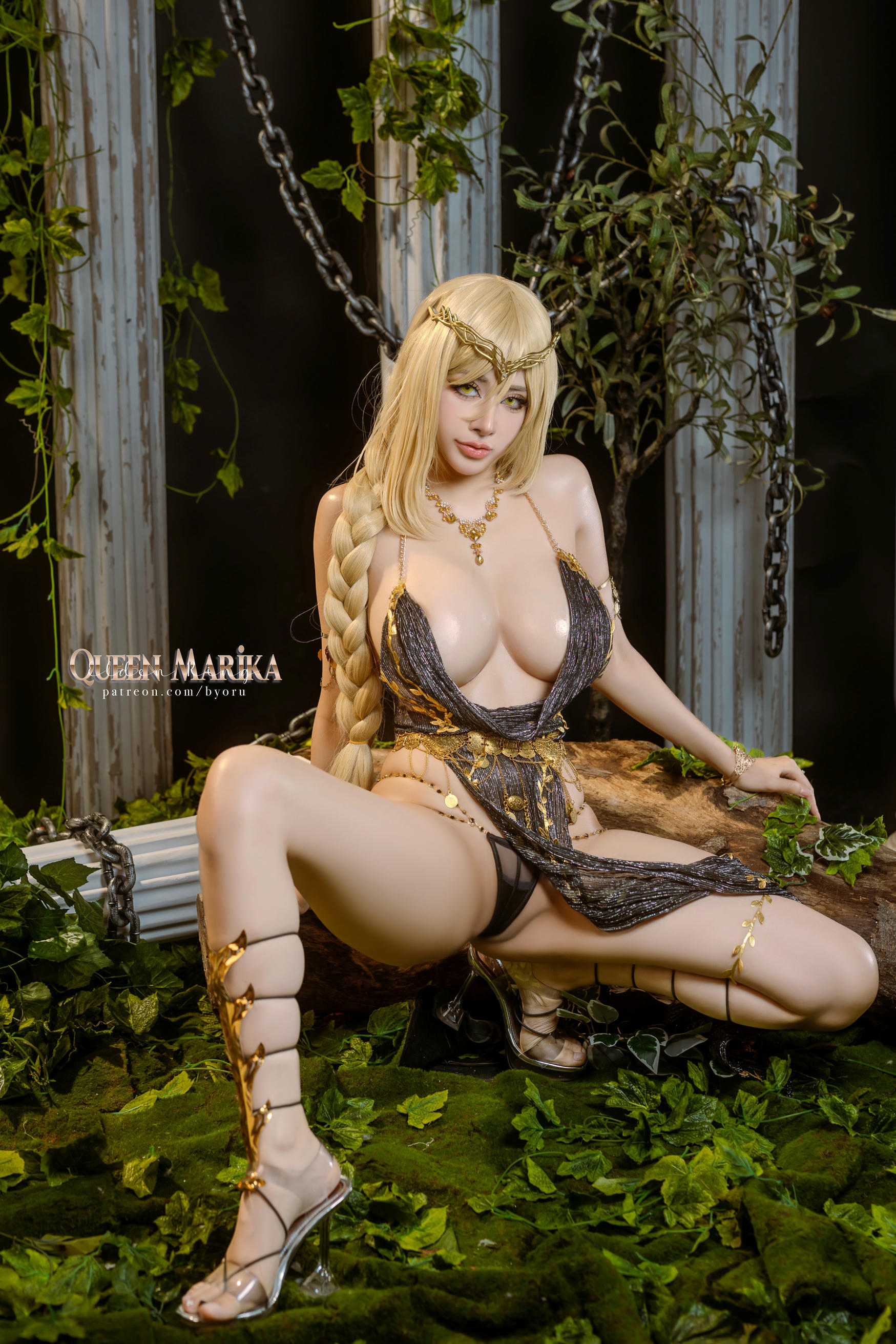 日本coser-Byoru NO.242 Queen Marika玛丽卡女王（艾尔登法环）[61P17V 1.90GB]_第1集