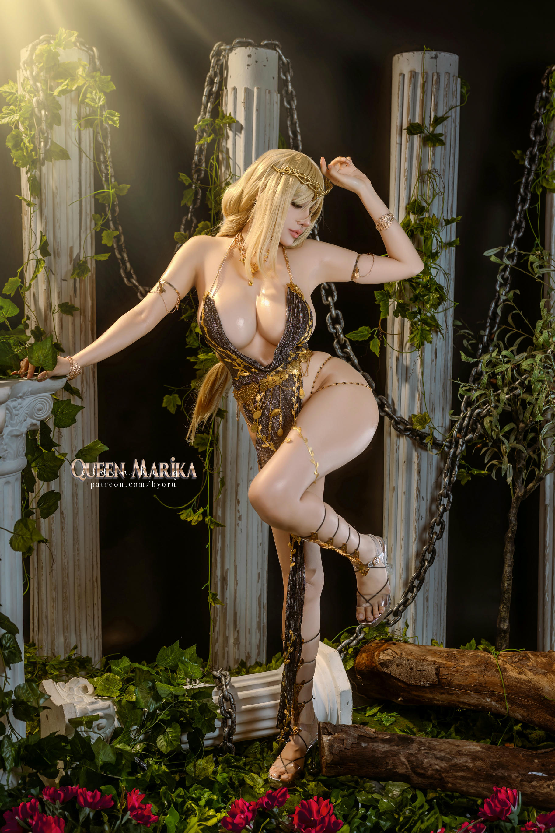 日本coser-Byoru NO.242 Queen Marika玛丽卡女王（艾尔登法环）[61P17V 1.90GB]_第1集