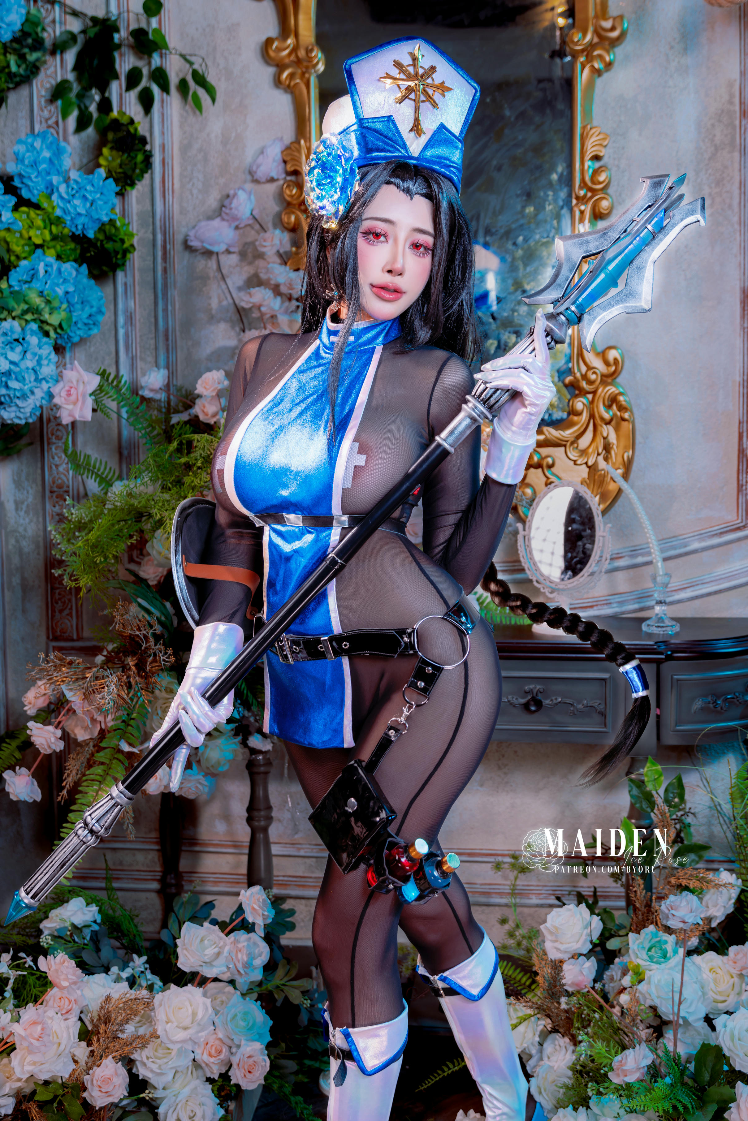 日本coser-Byoru NO.276 梅登 冰玫瑰 [56P18V 4.32GB]_第1集