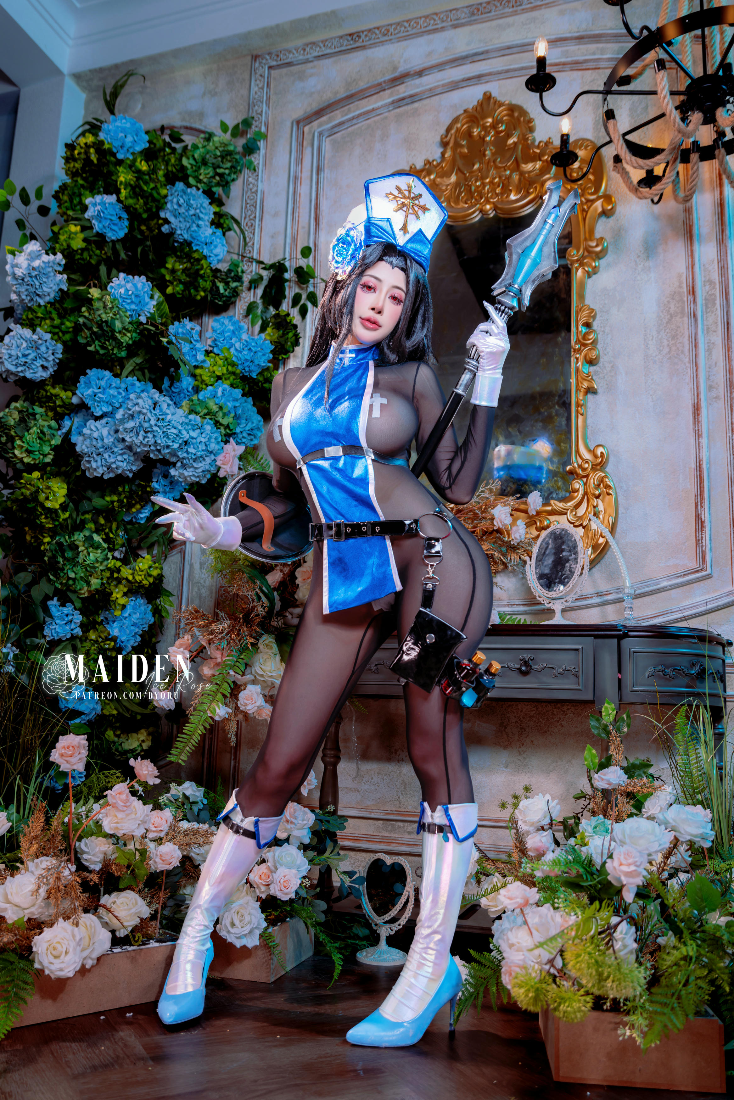 日本coser-Byoru NO.276 梅登 冰玫瑰 [56P18V 4.32GB]_第1集